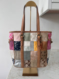 Vintage Coach 10001 patchwork shoulder bag