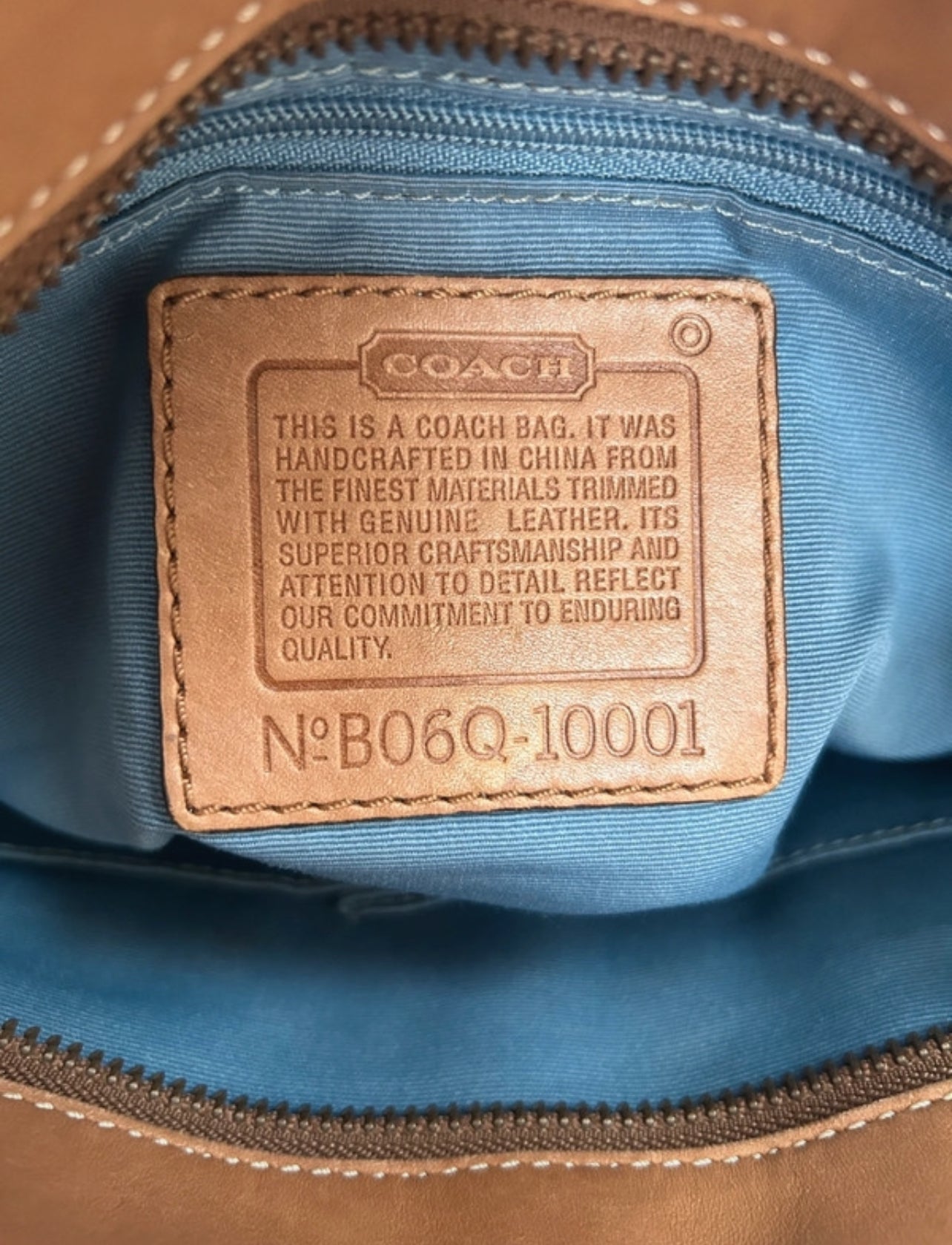 Vintage Coach 10001 patchwork shoulder bag