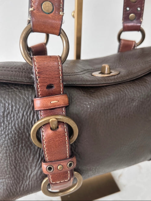 Vintage Coach 10139 leather shoulder bag