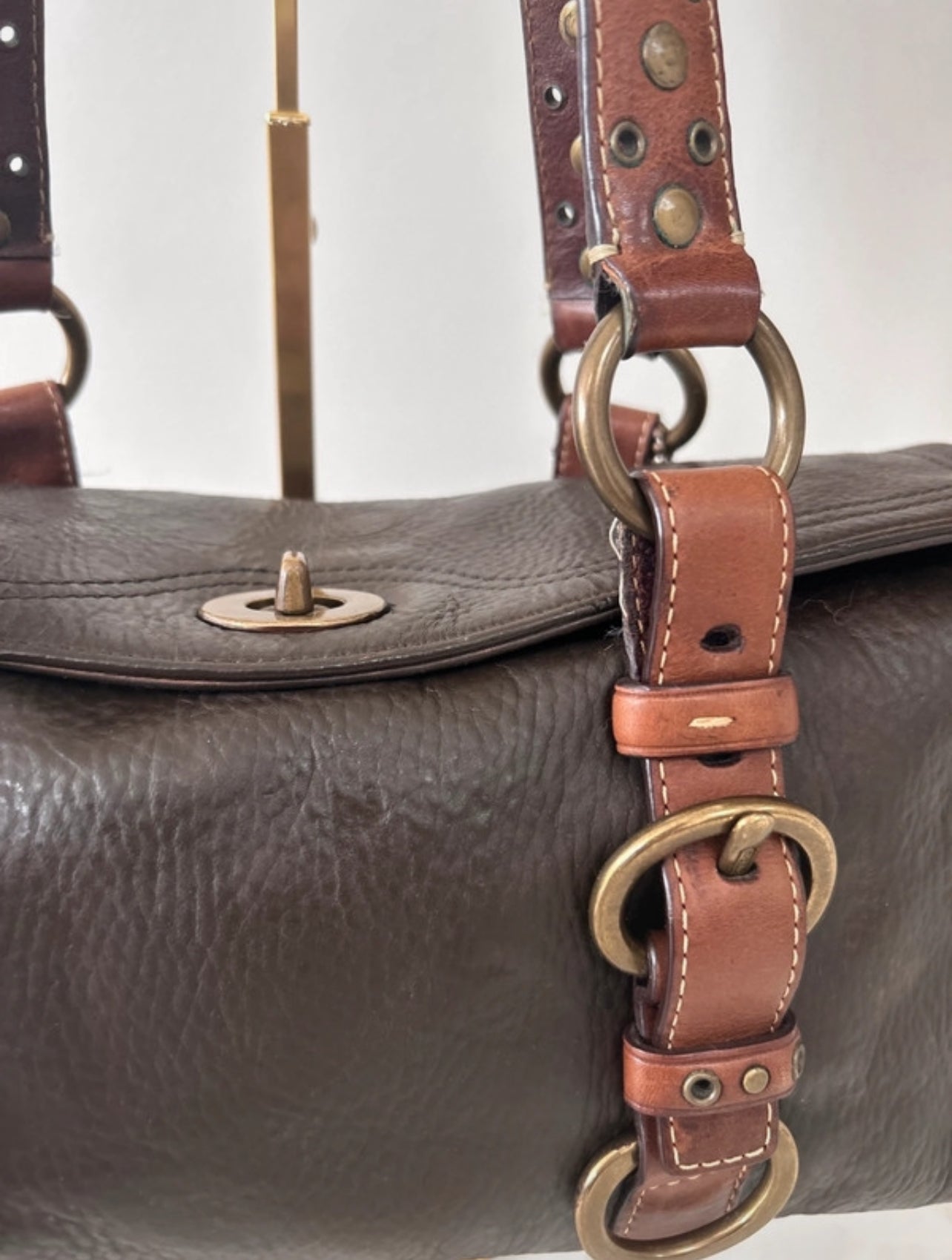 Vintage Coach 10139 leather shoulder bag