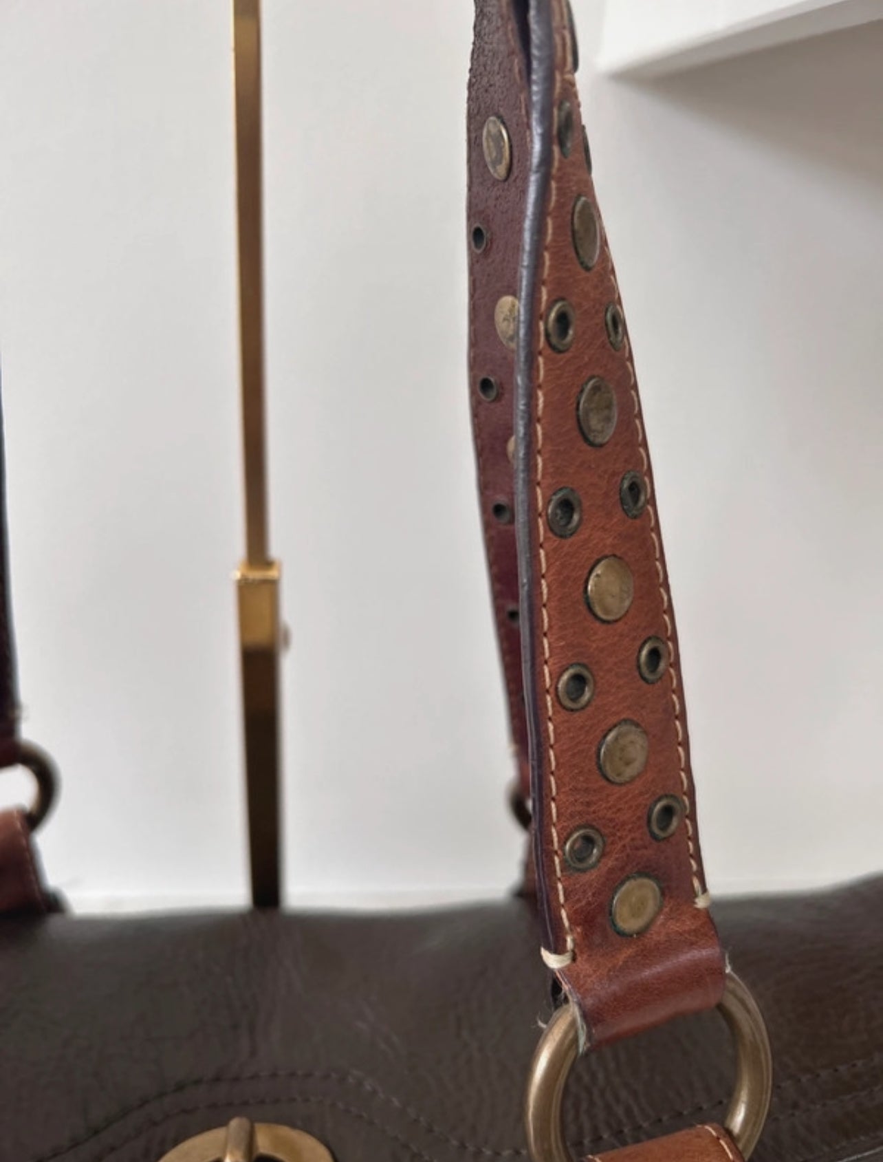 Vintage Coach 10139 leather shoulder bag