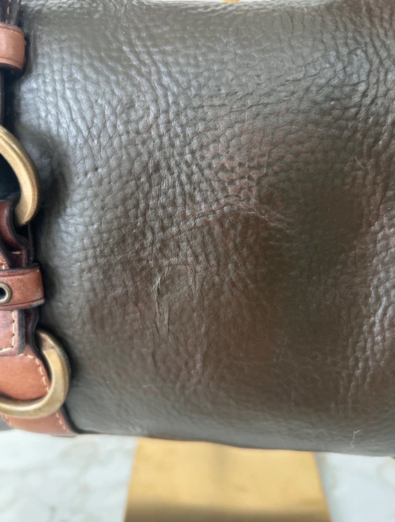 Vintage Coach 10139 leather shoulder bag