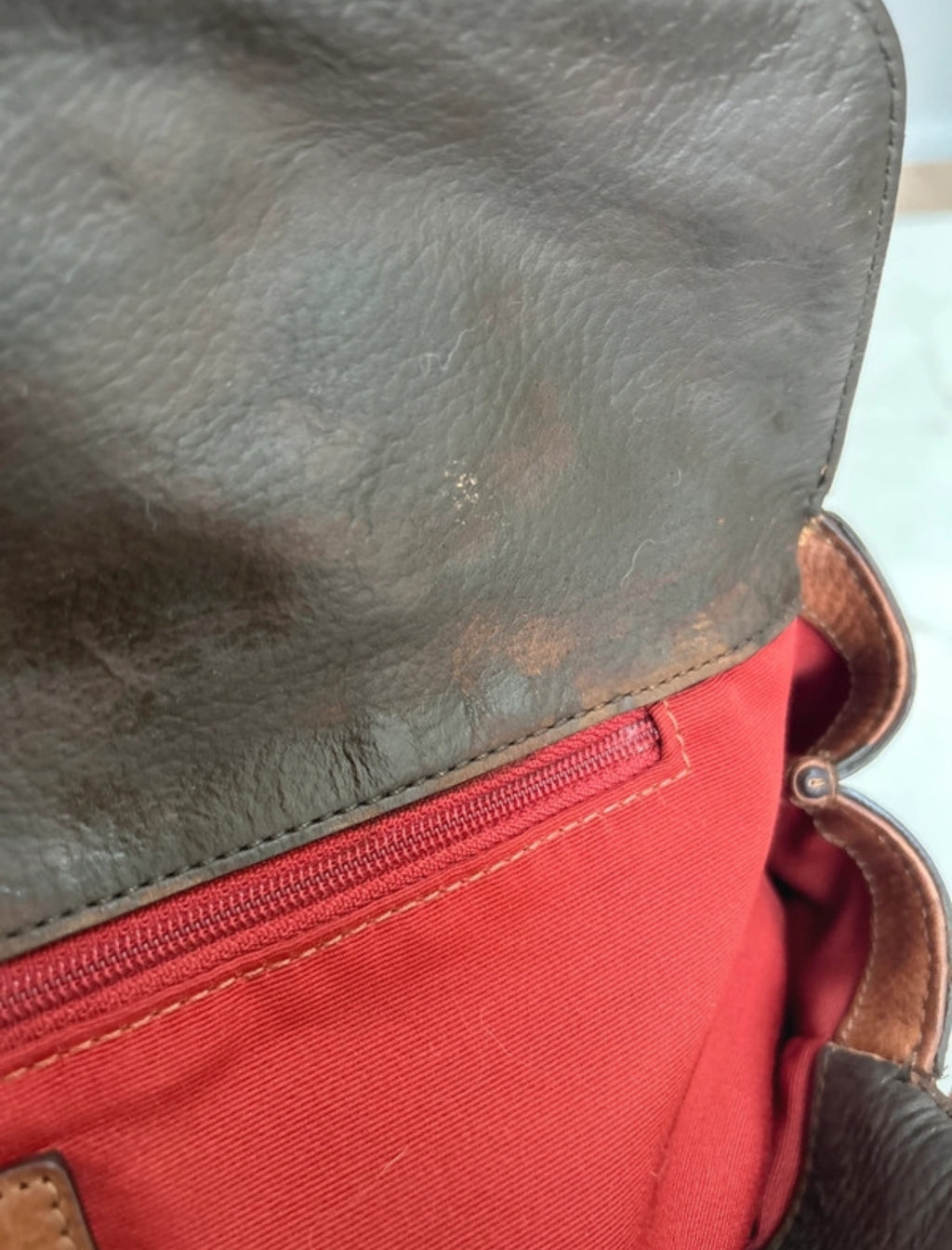 Vintage Coach 10139 leather shoulder bag