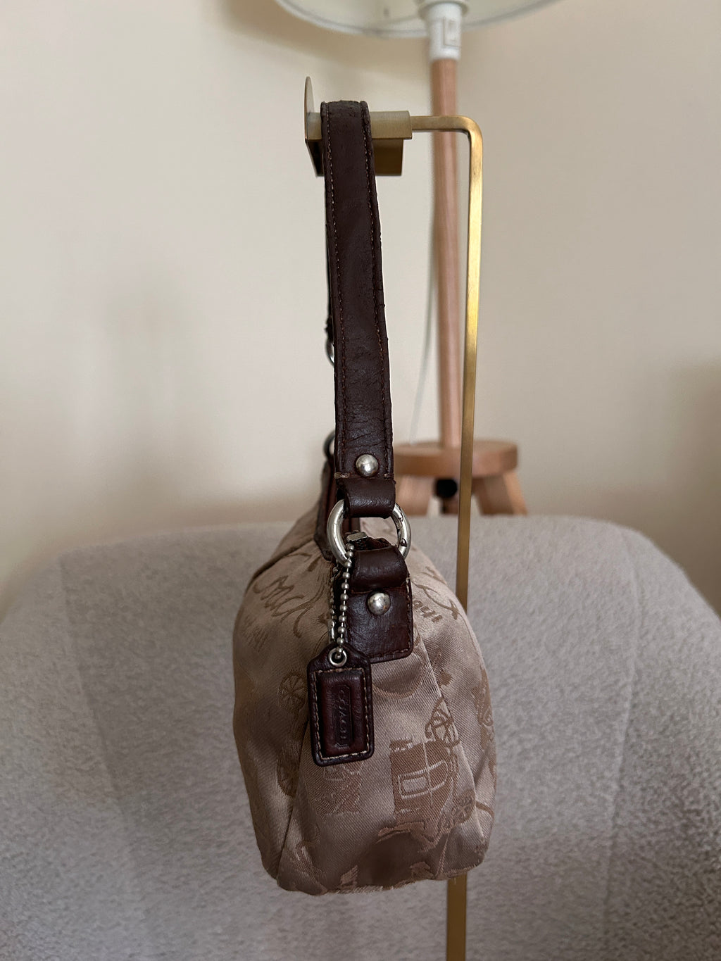 Vintage Coach horse and carriage shoulder bag