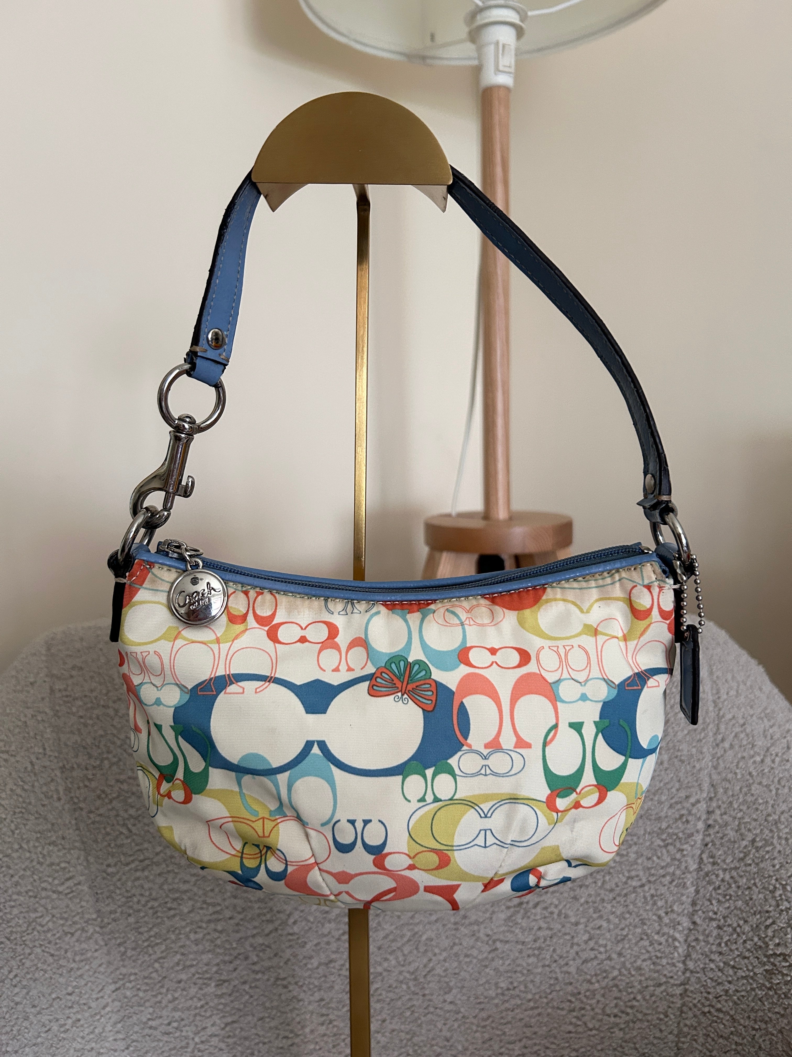 Vintage Coach multicolour shoulder bag