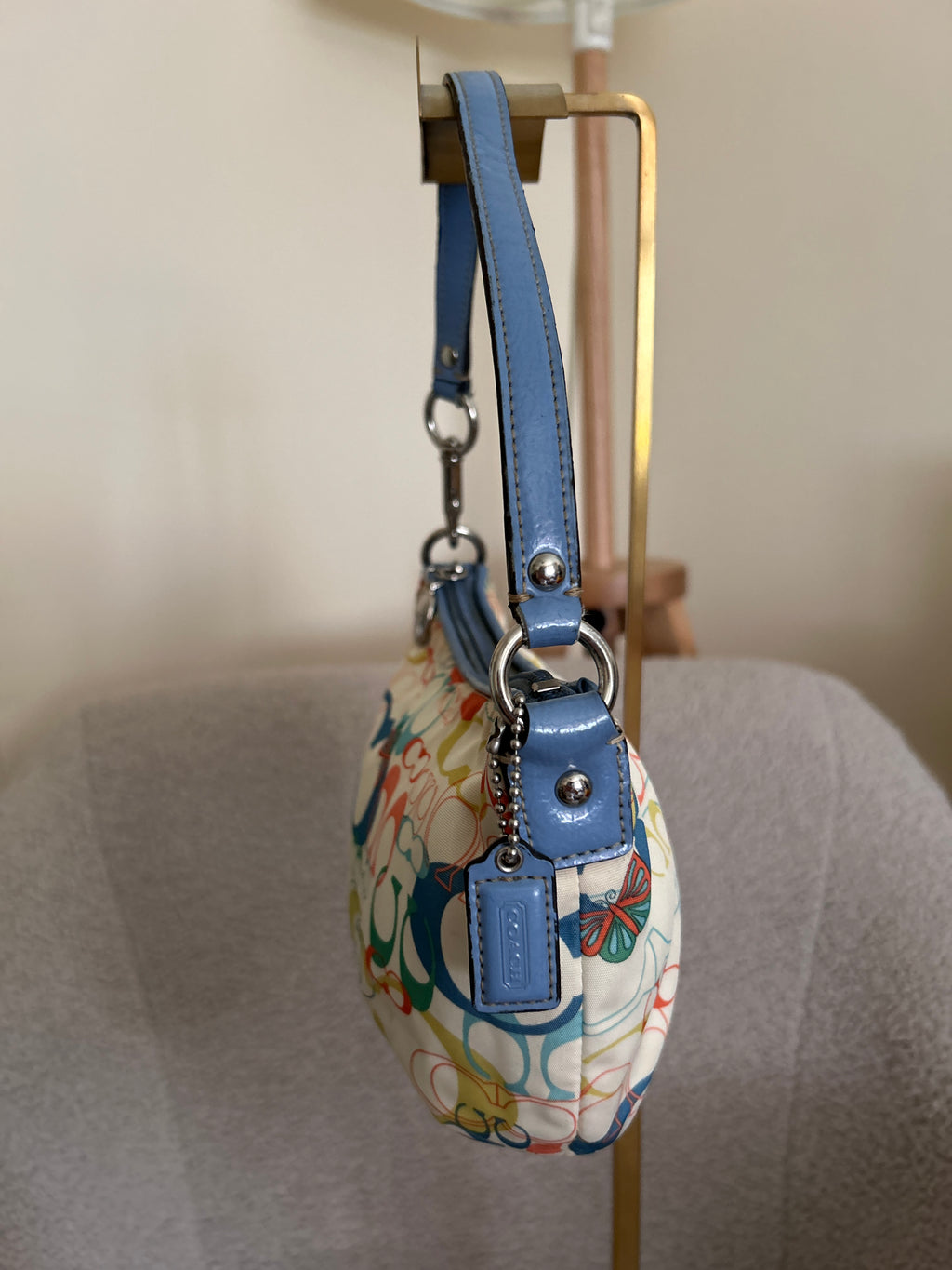 Vintage Coach multicolour shoulder bag