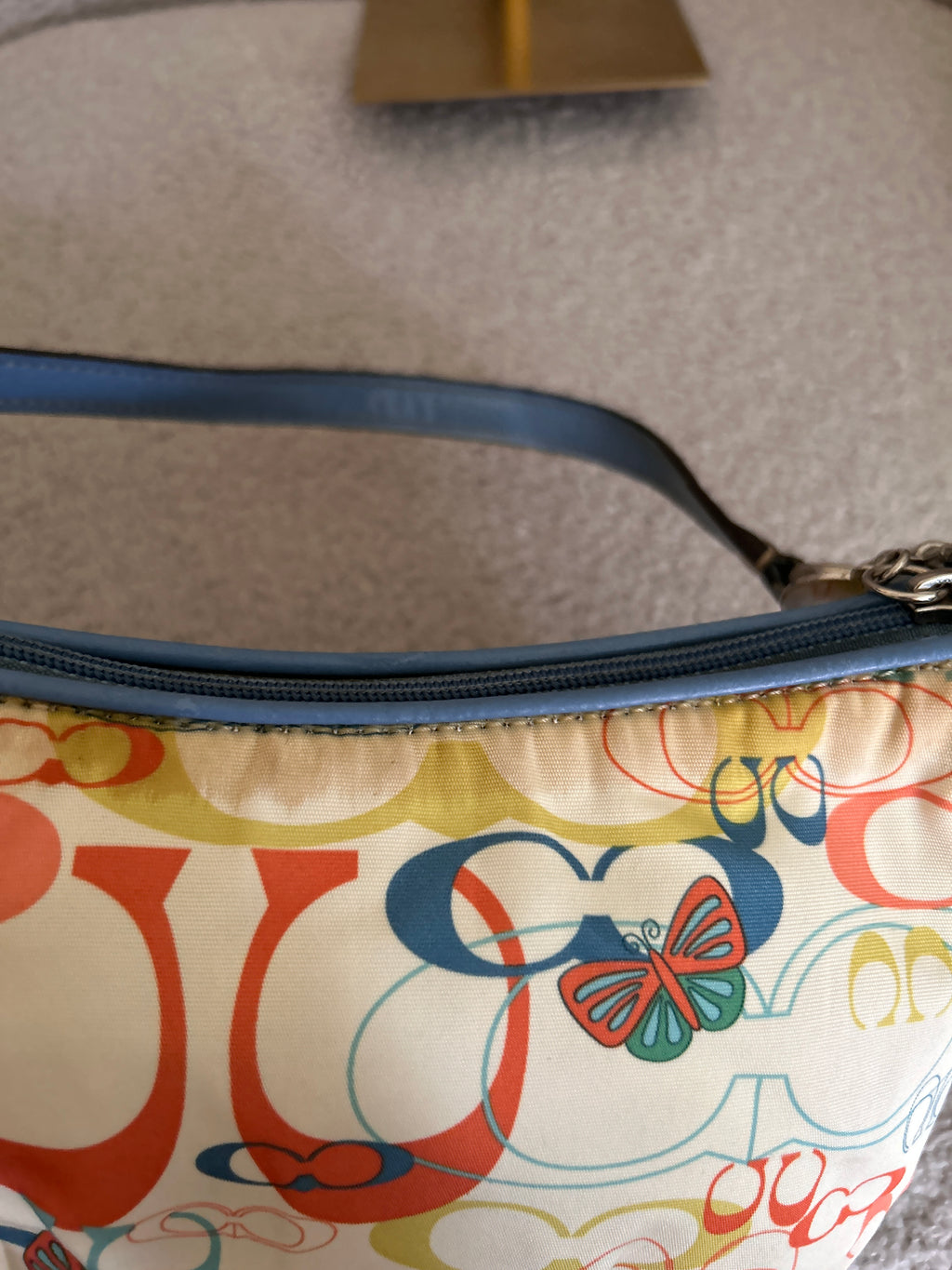 Vintage Coach multicolour shoulder bag