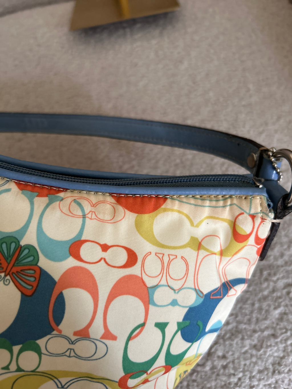 Vintage Coach multicolour shoulder bag