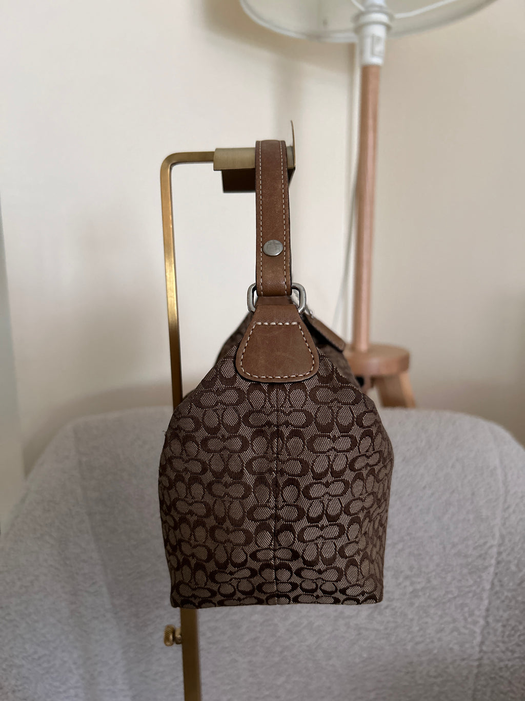 Vintage Coach mini monogram handbag