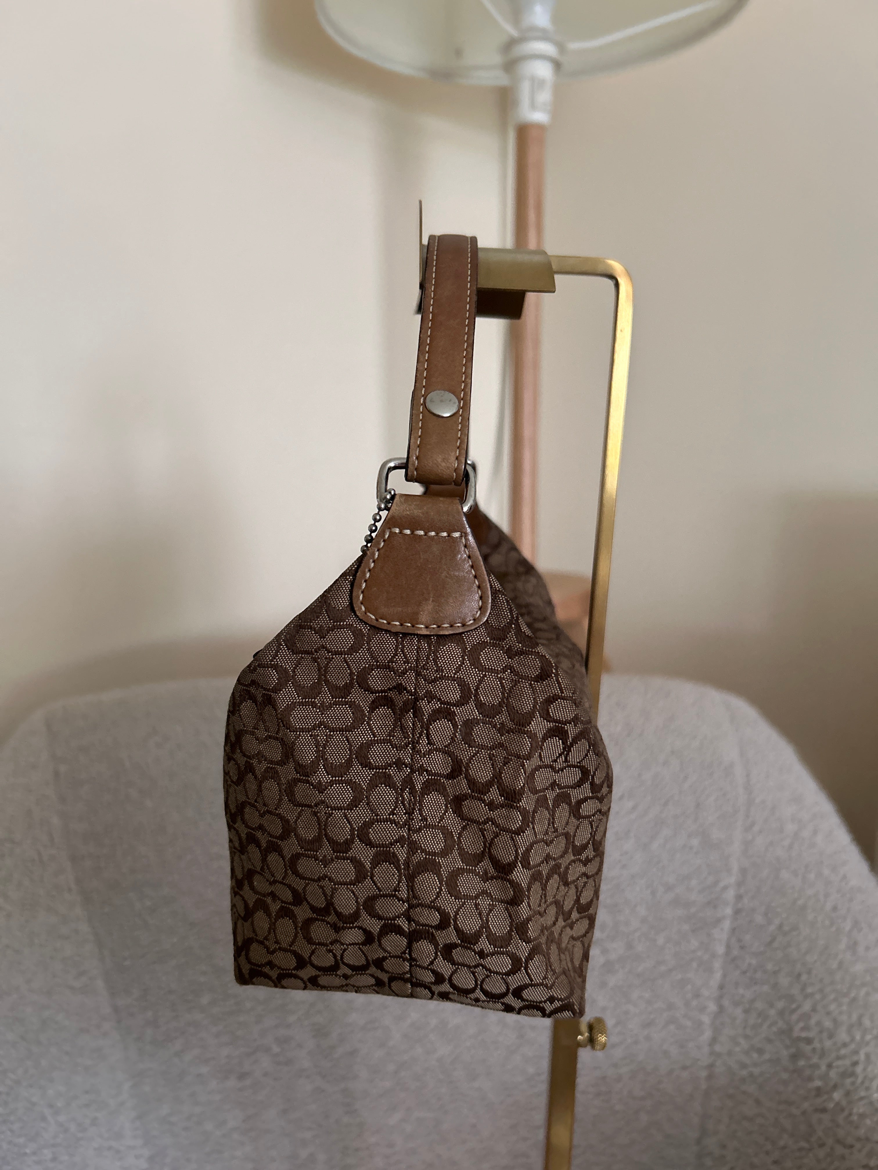 Vintage Coach mini monogram handbag