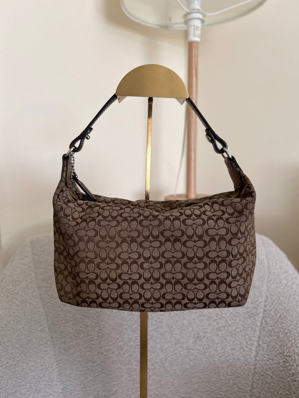 Vintage Coach mini monogram handbag