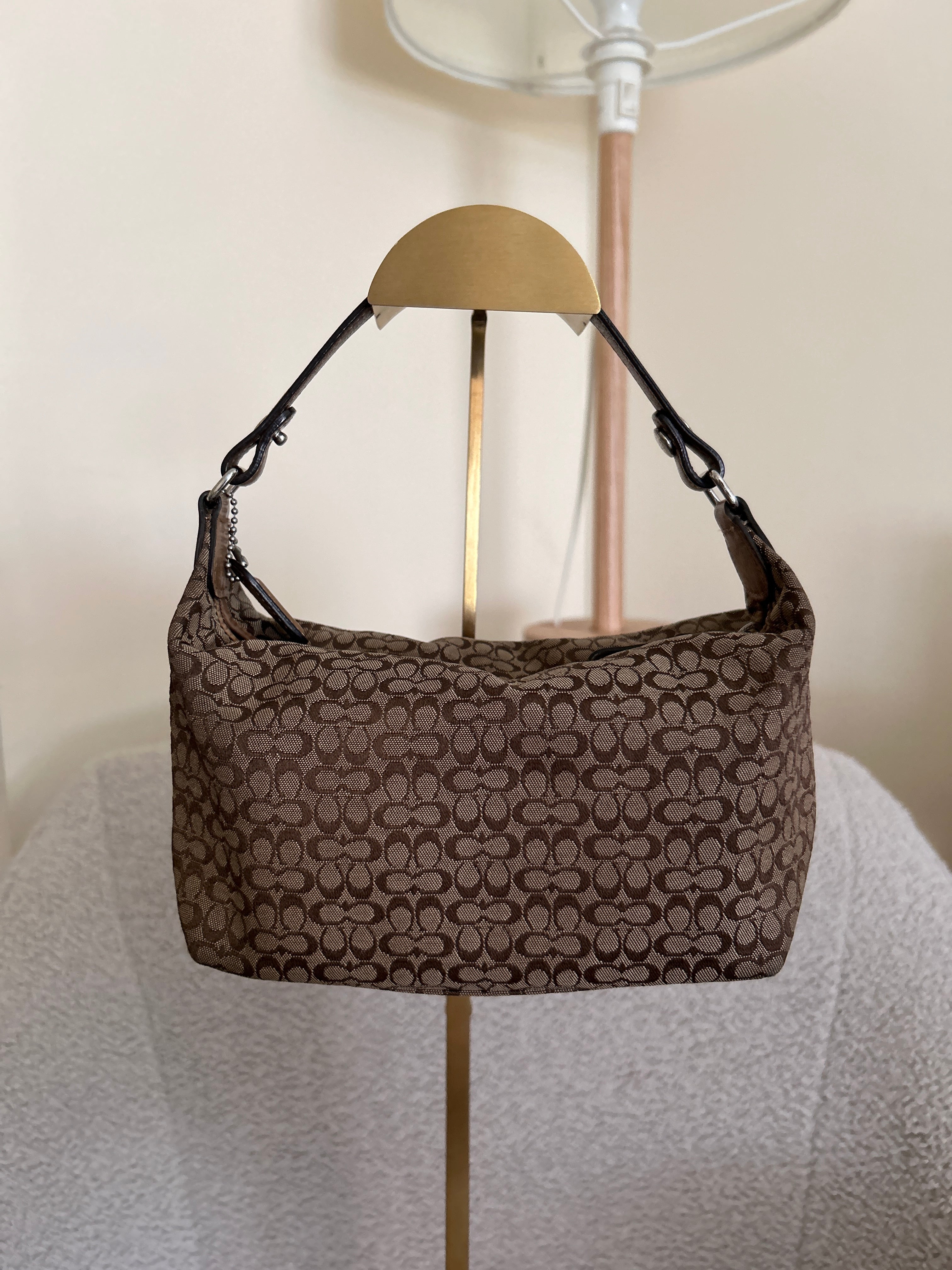 Vintage Coach mini monogram handbag