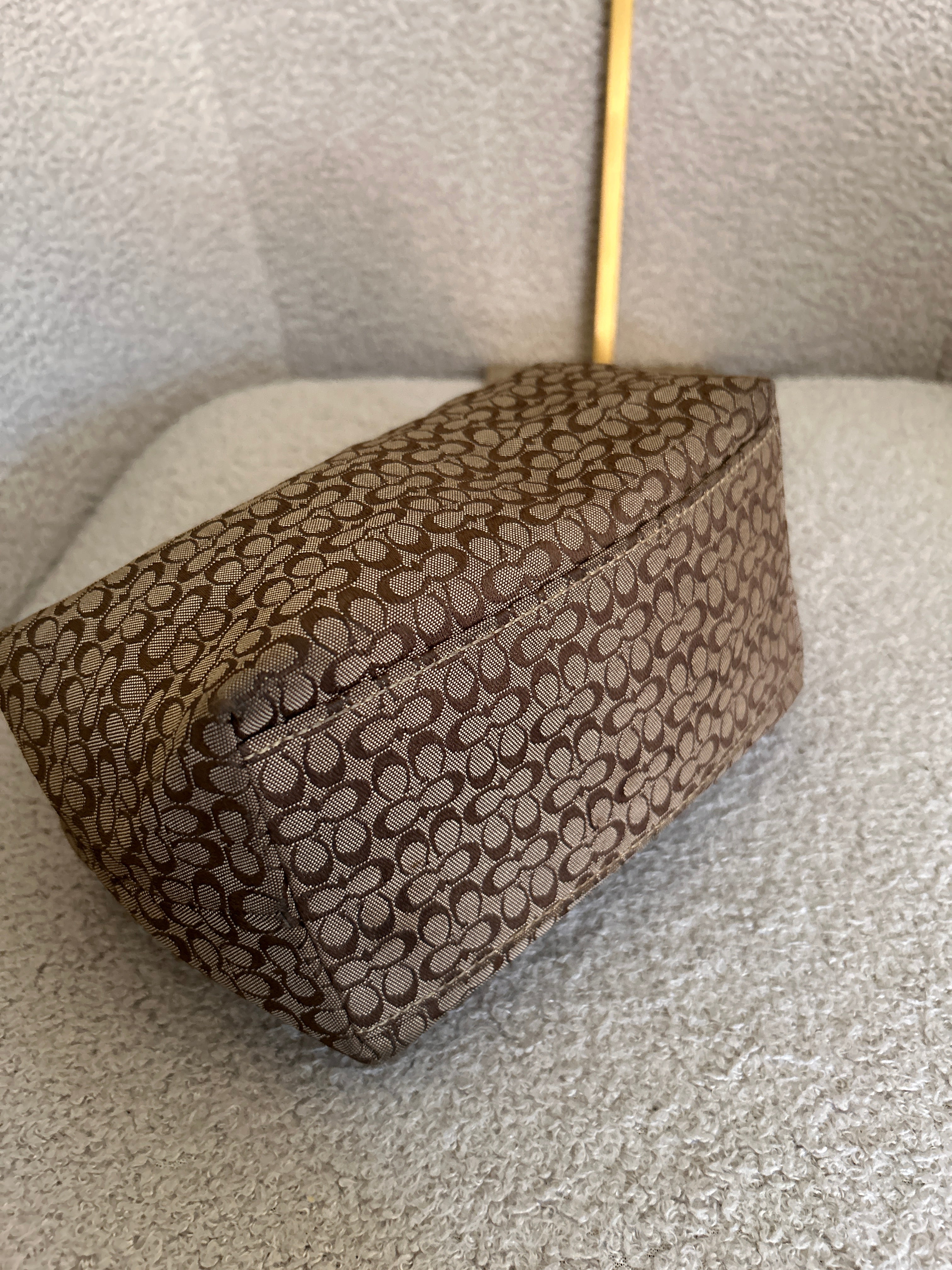 Vintage Coach mini monogram handbag