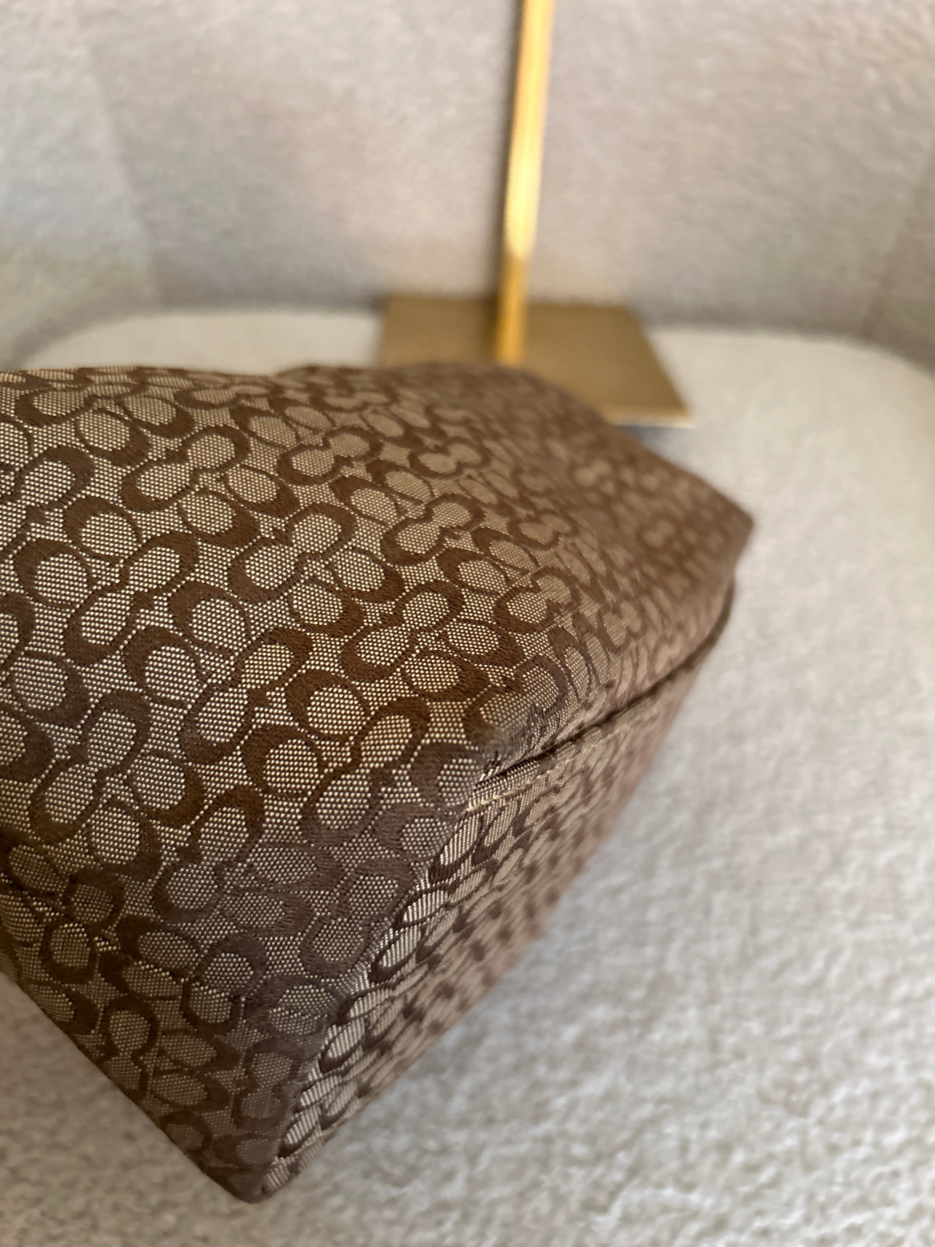 Vintage Coach mini monogram handbag