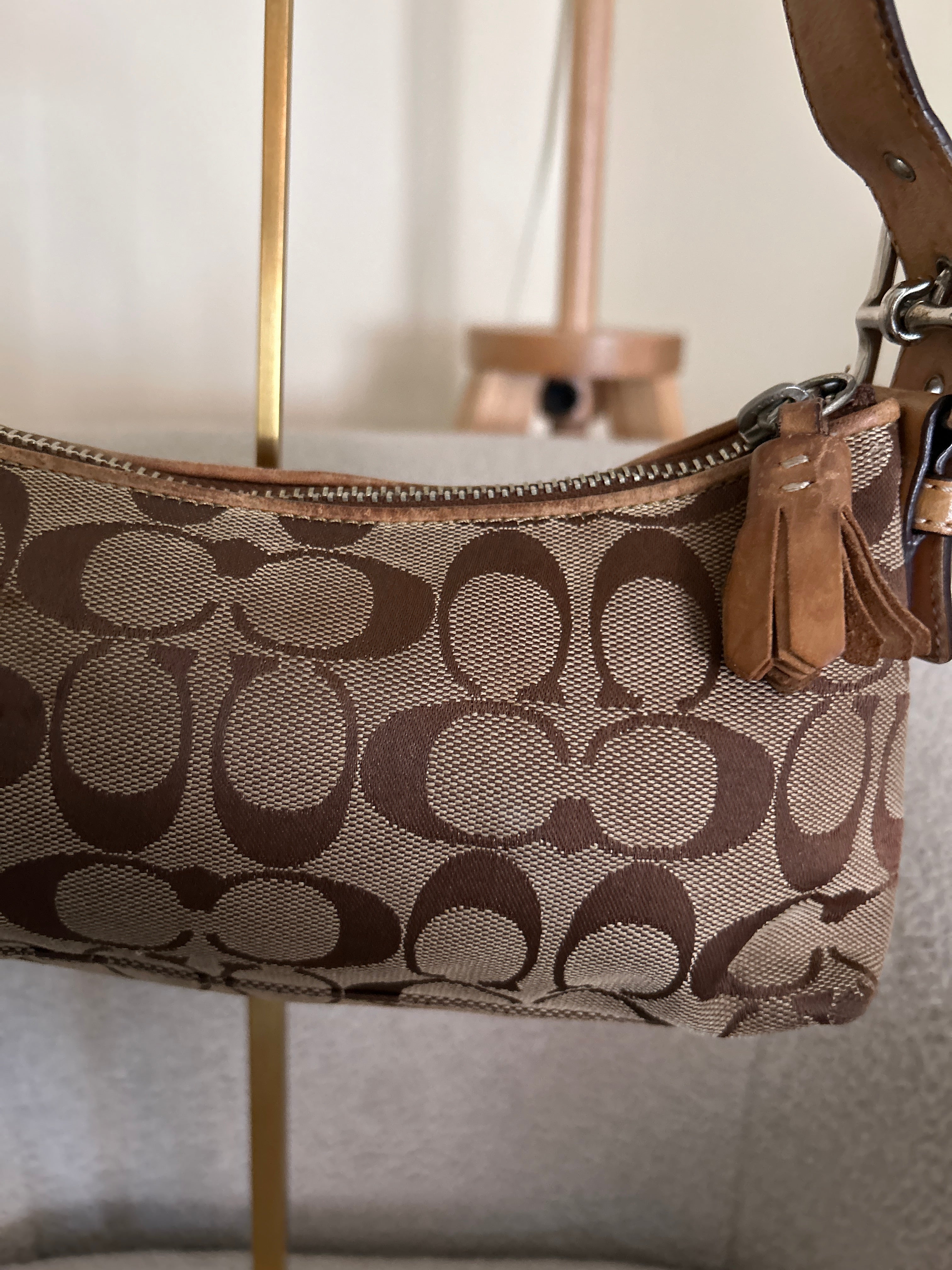 Vintage Coach baguette shoulder bag