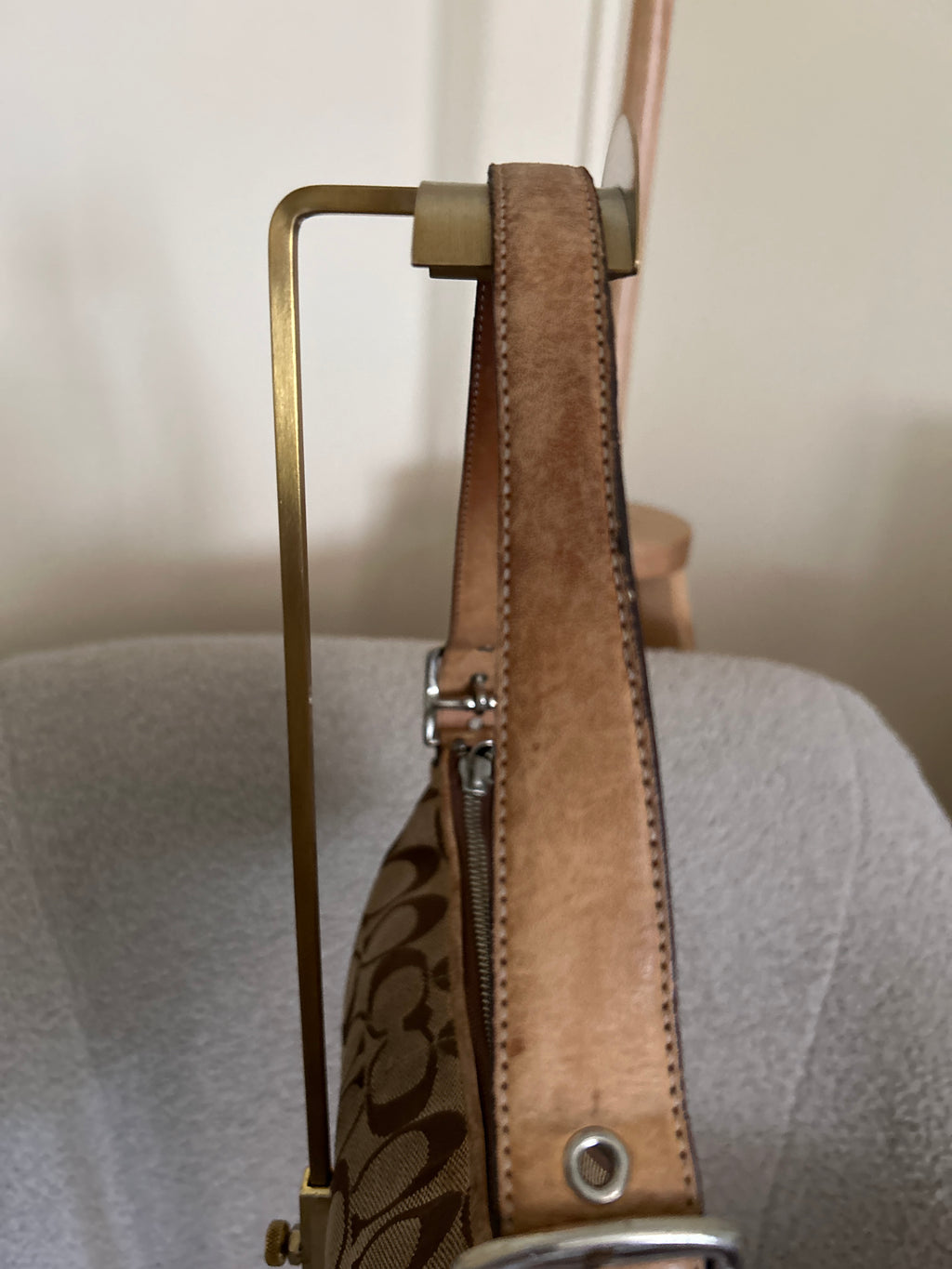 Vintage Coach baguette shoulder bag