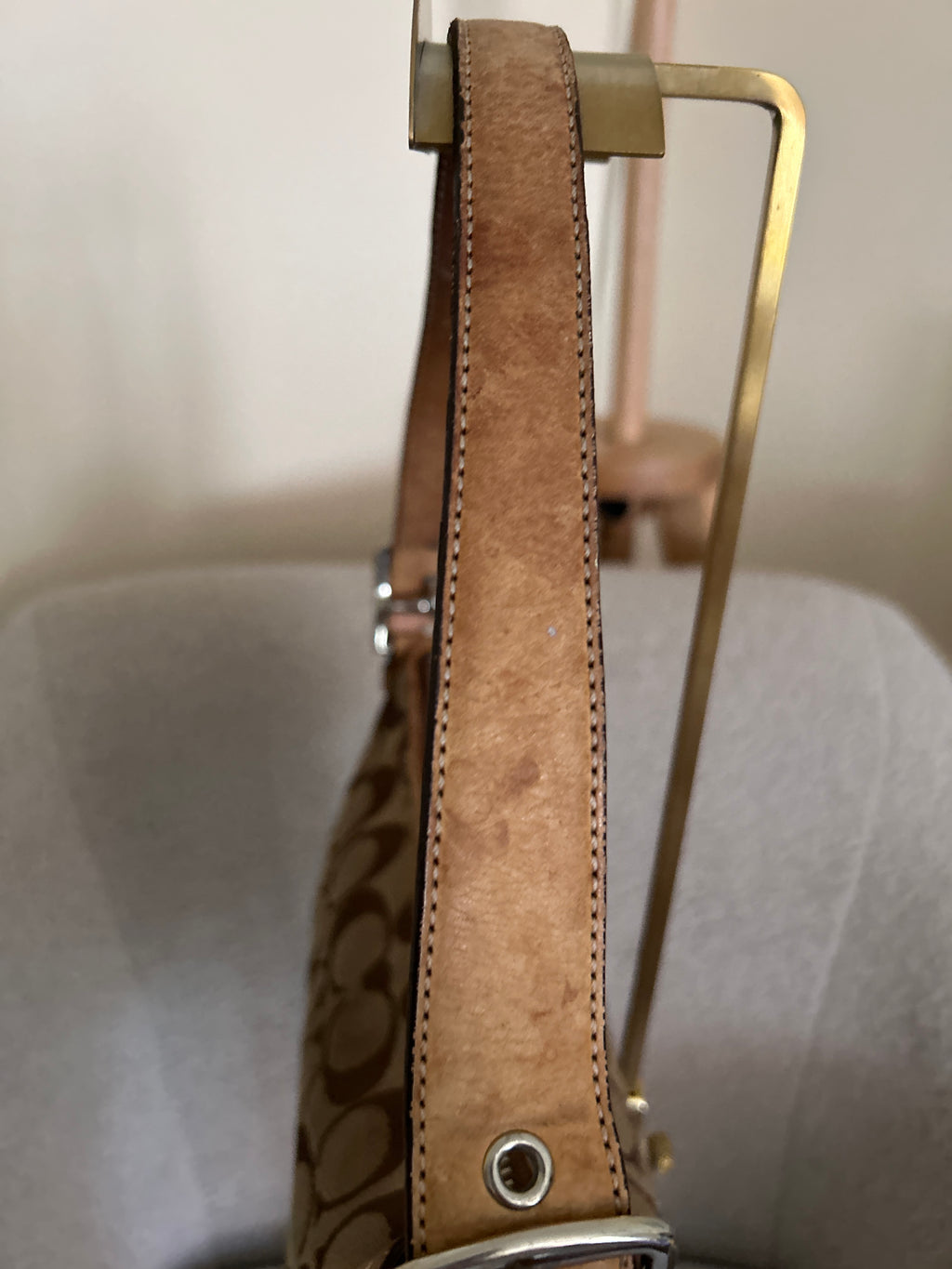 Vintage Coach baguette shoulder bag