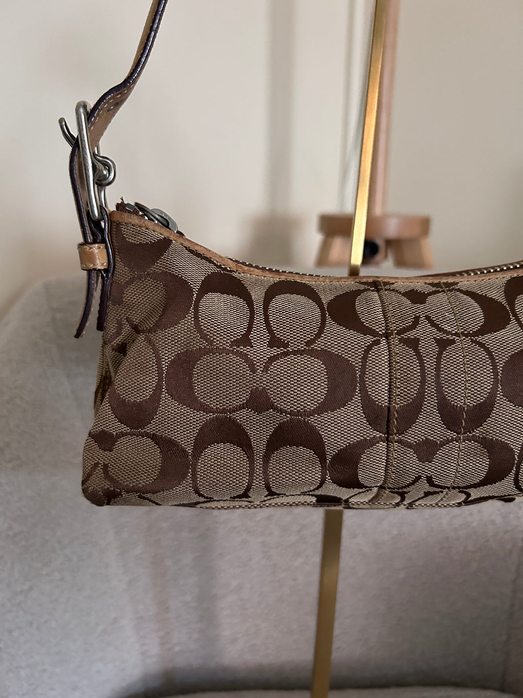 Vintage Coach baguette shoulder bag