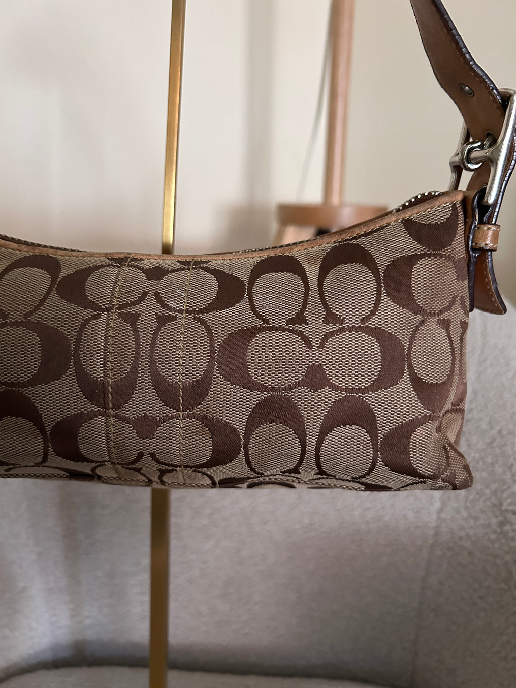 Vintage Coach baguette shoulder bag