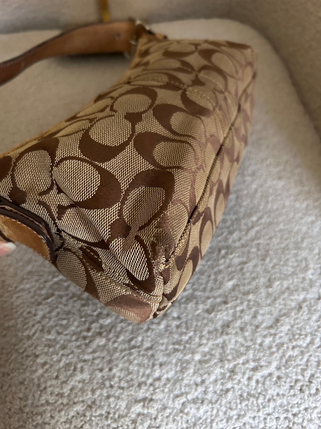 Vintage Coach baguette shoulder bag