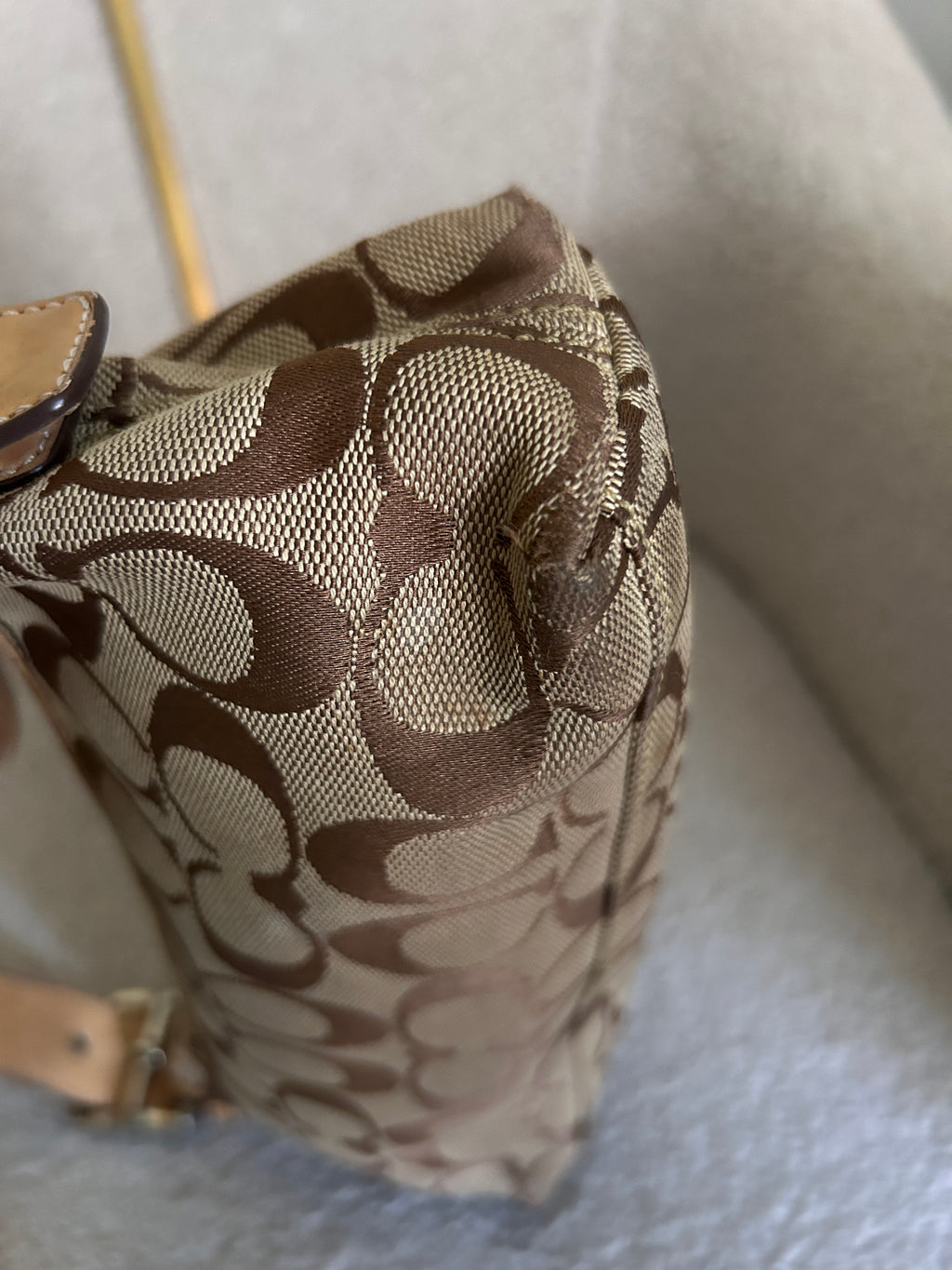 Vintage Coach baguette shoulder bag