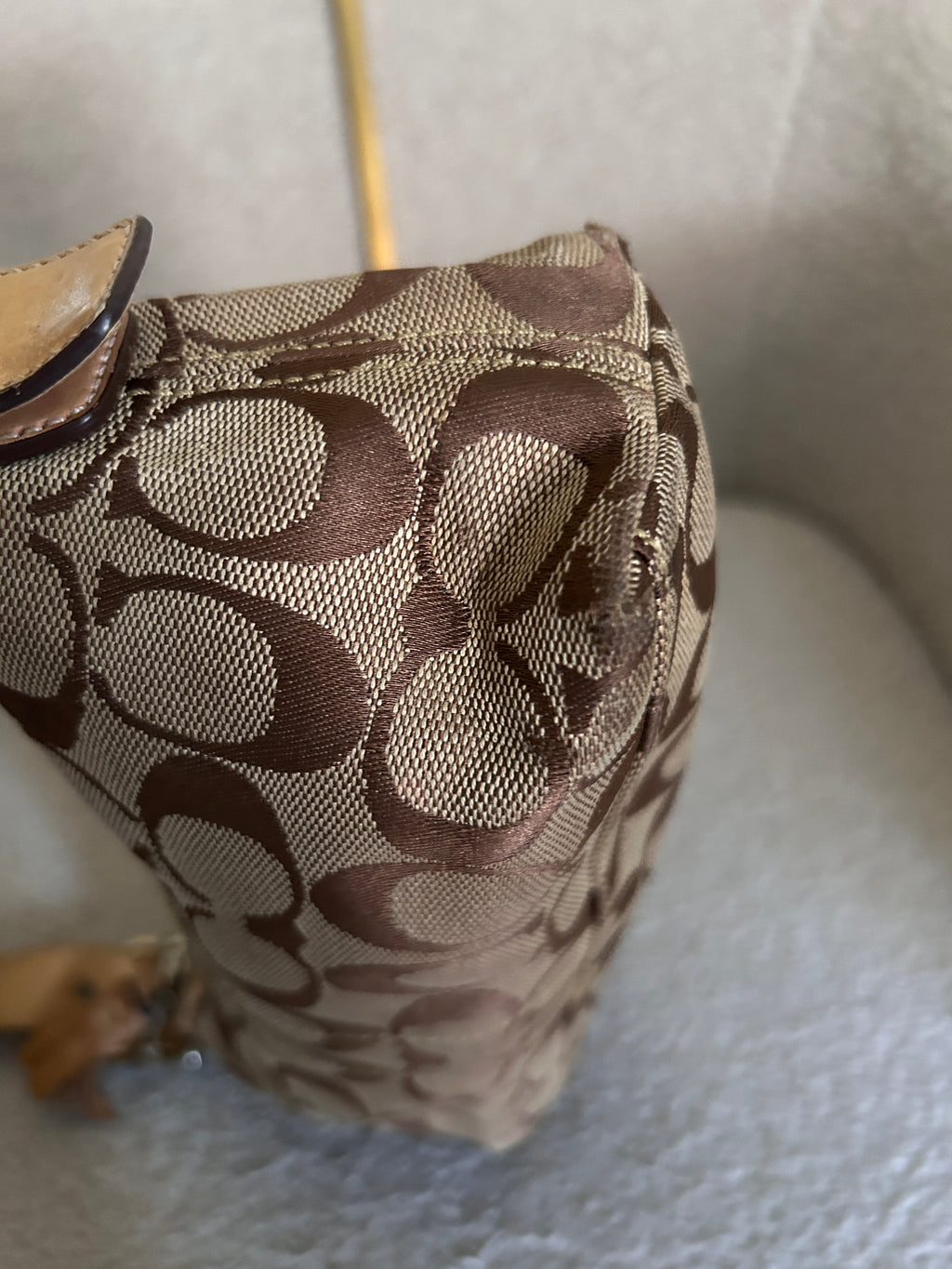 Vintage Coach baguette shoulder bag