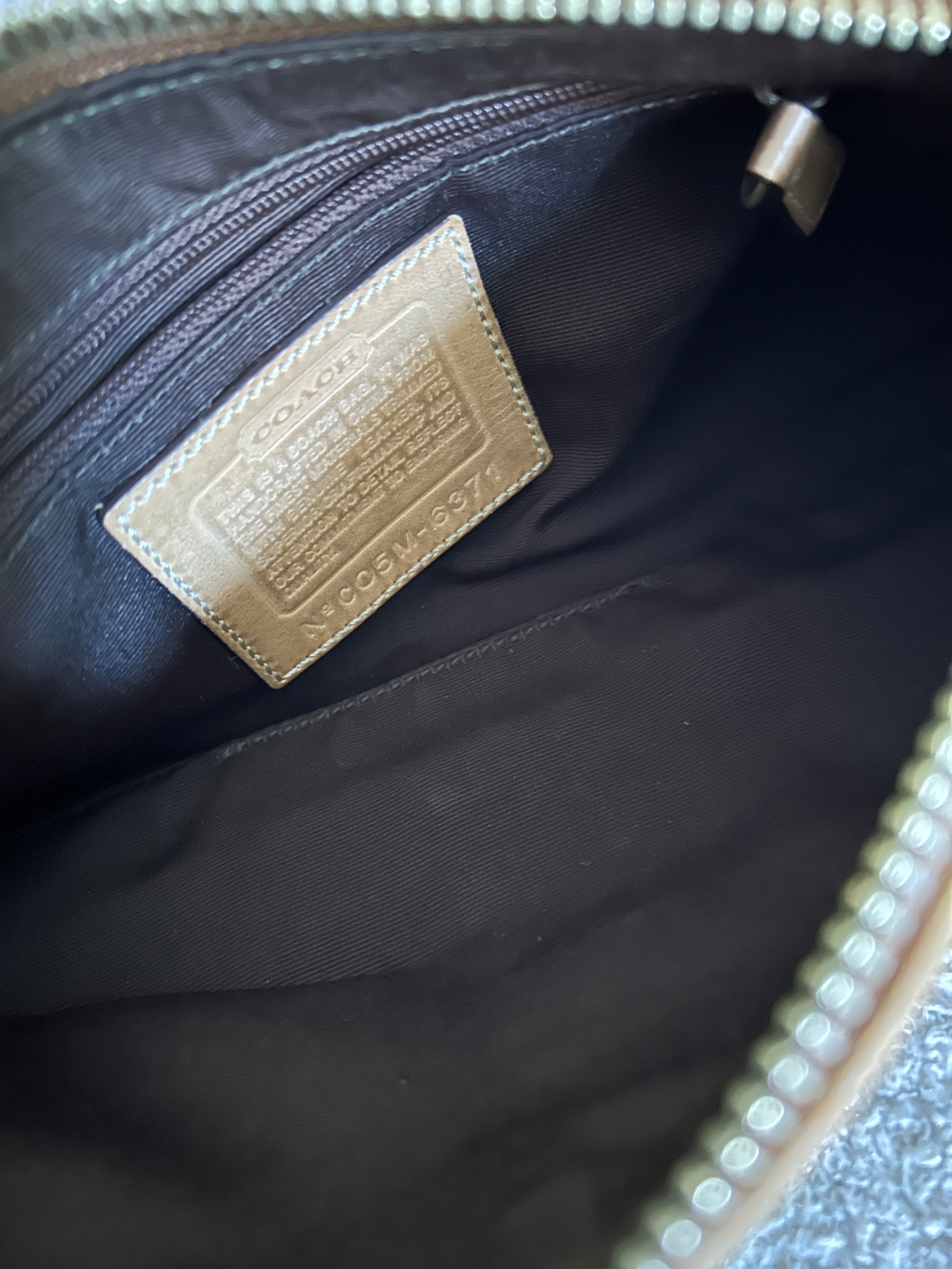 Vintage Coach baguette shoulder bag
