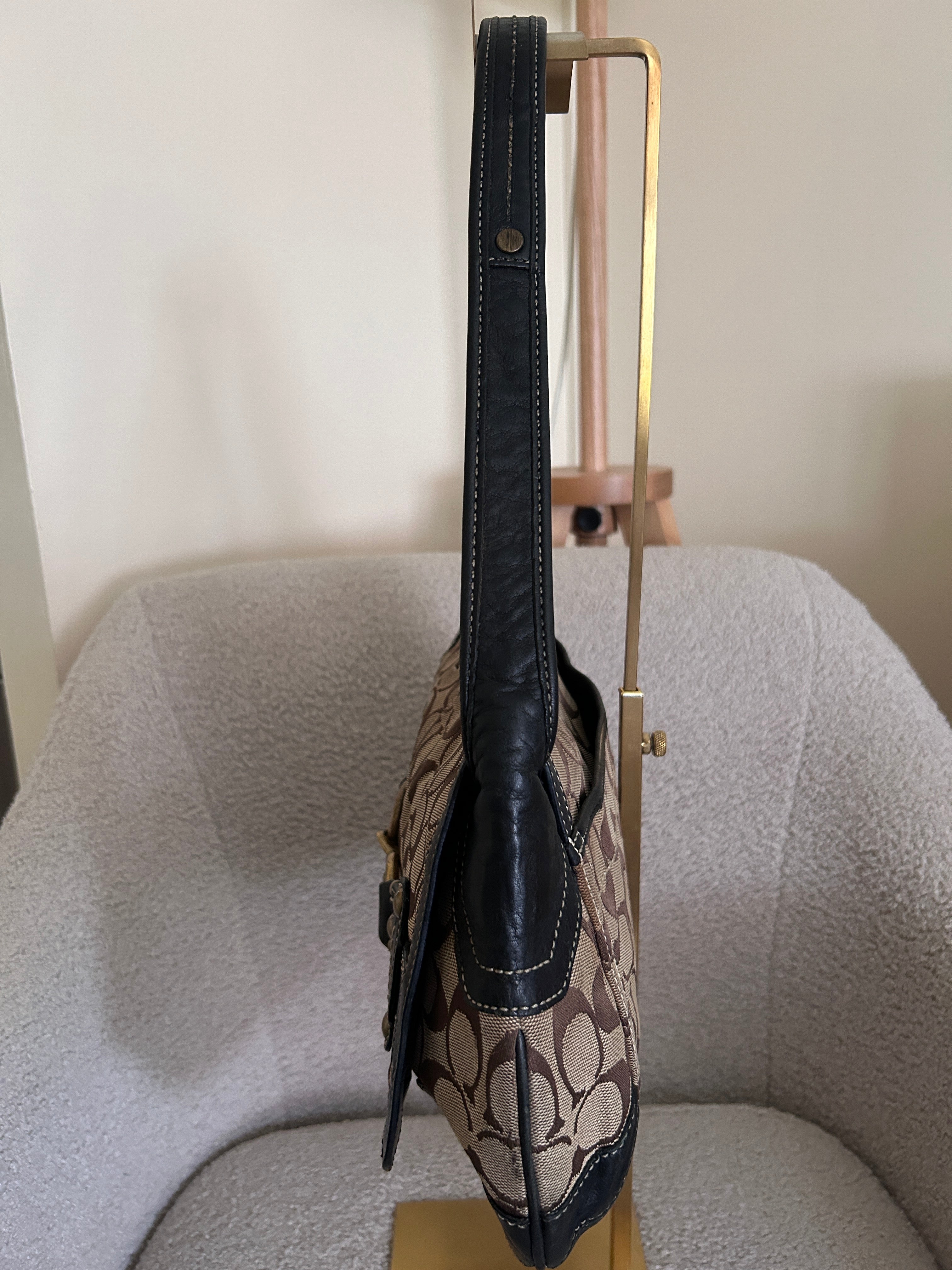 Vintage Coach Ergo clip shoulder bag
