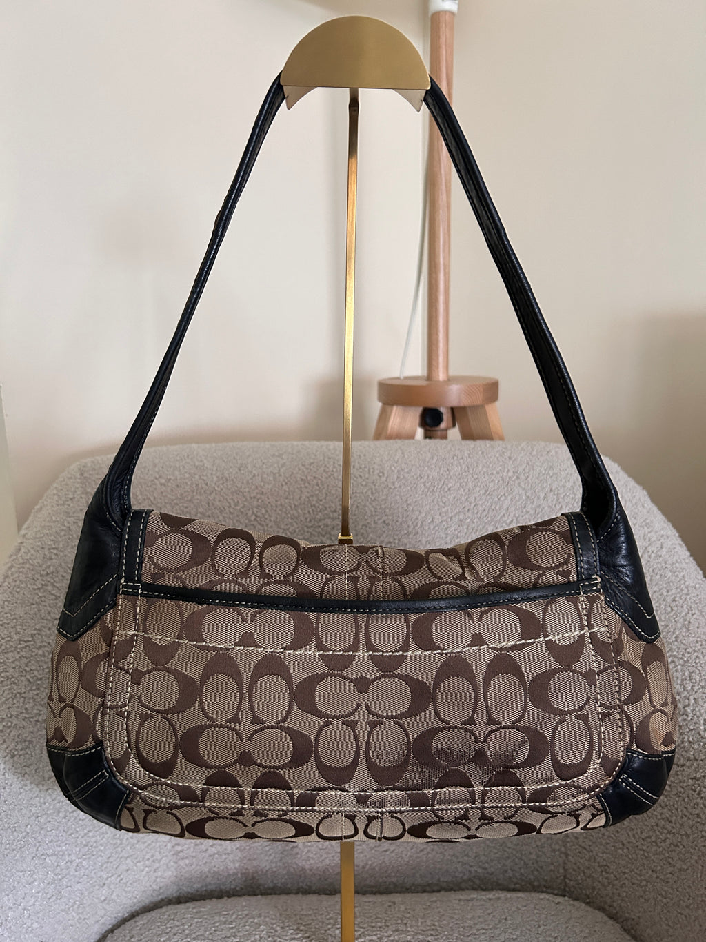 Vintage Coach Ergo clip shoulder bag
