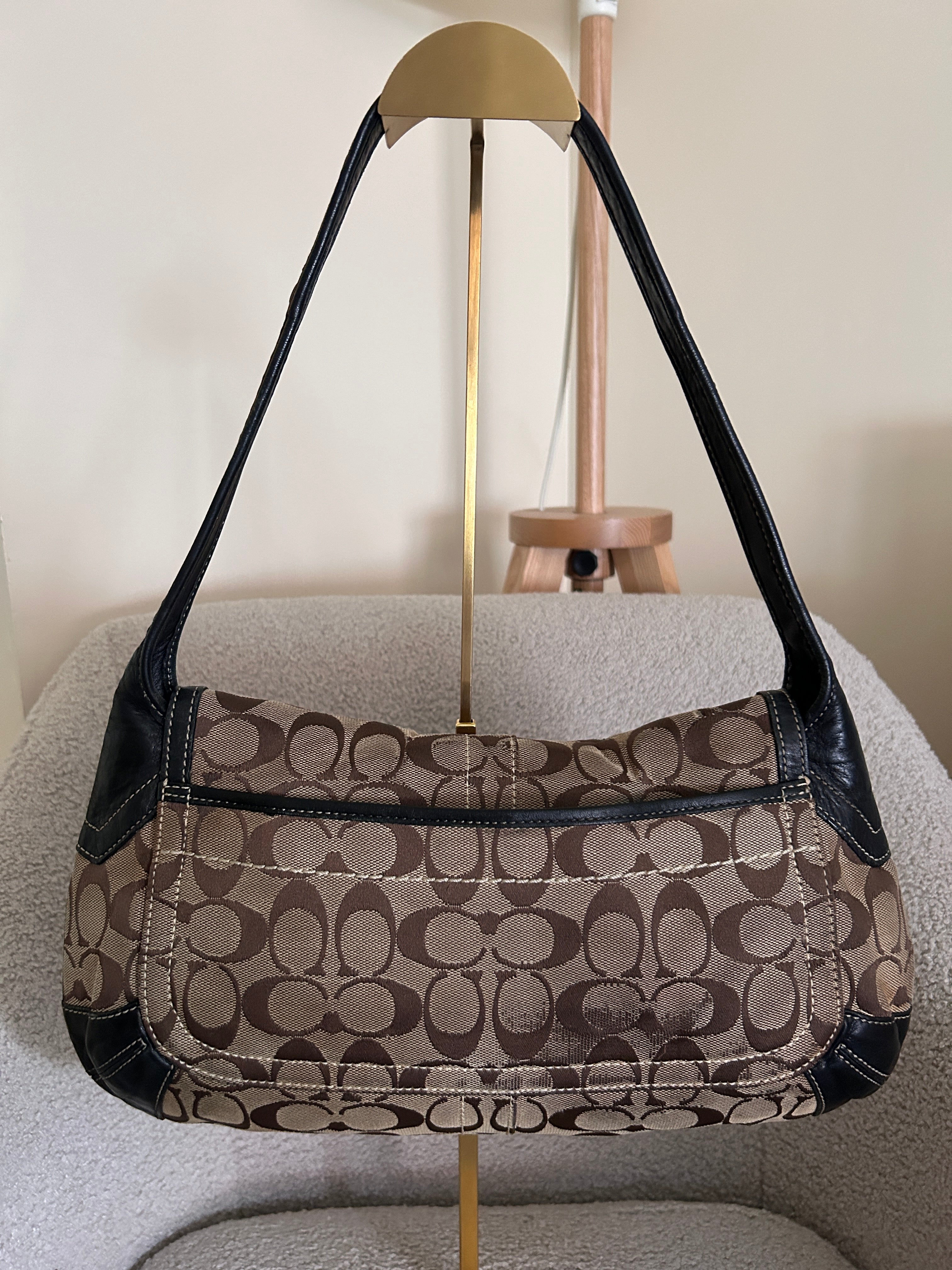 Vintage Coach Ergo clip shoulder bag