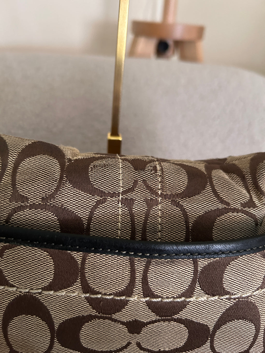 Vintage Coach Ergo clip shoulder bag