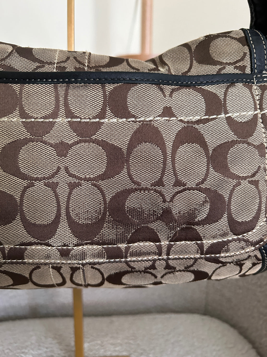 Vintage Coach Ergo clip shoulder bag