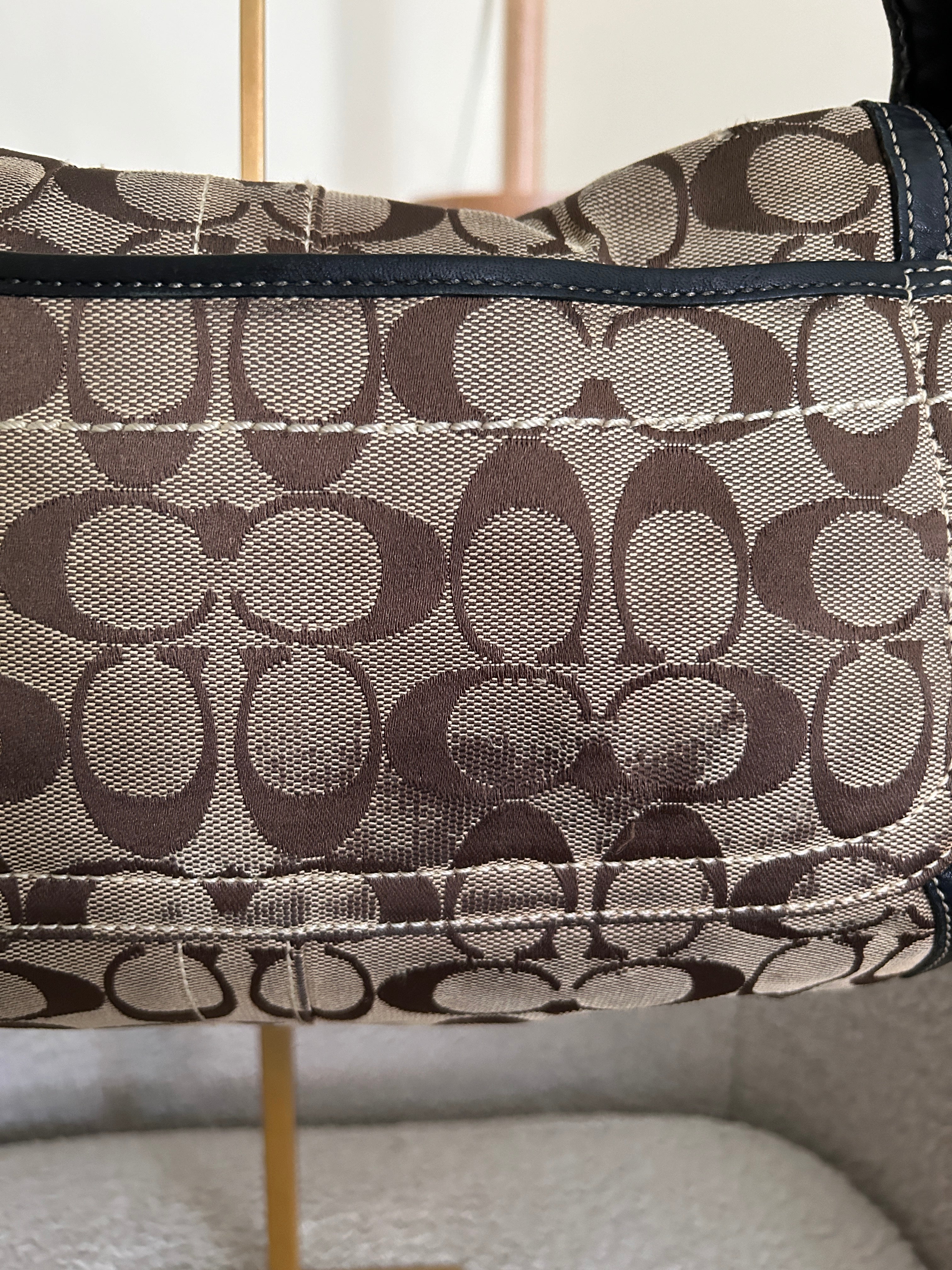 Vintage Coach Ergo clip shoulder bag