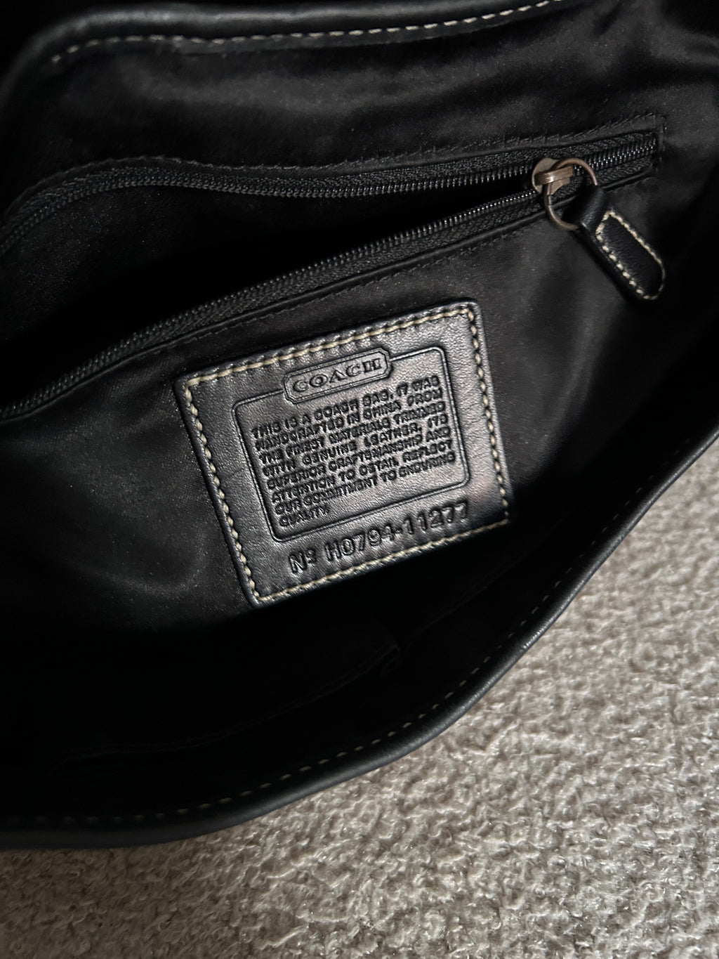 Vintage Coach Ergo clip shoulder bag