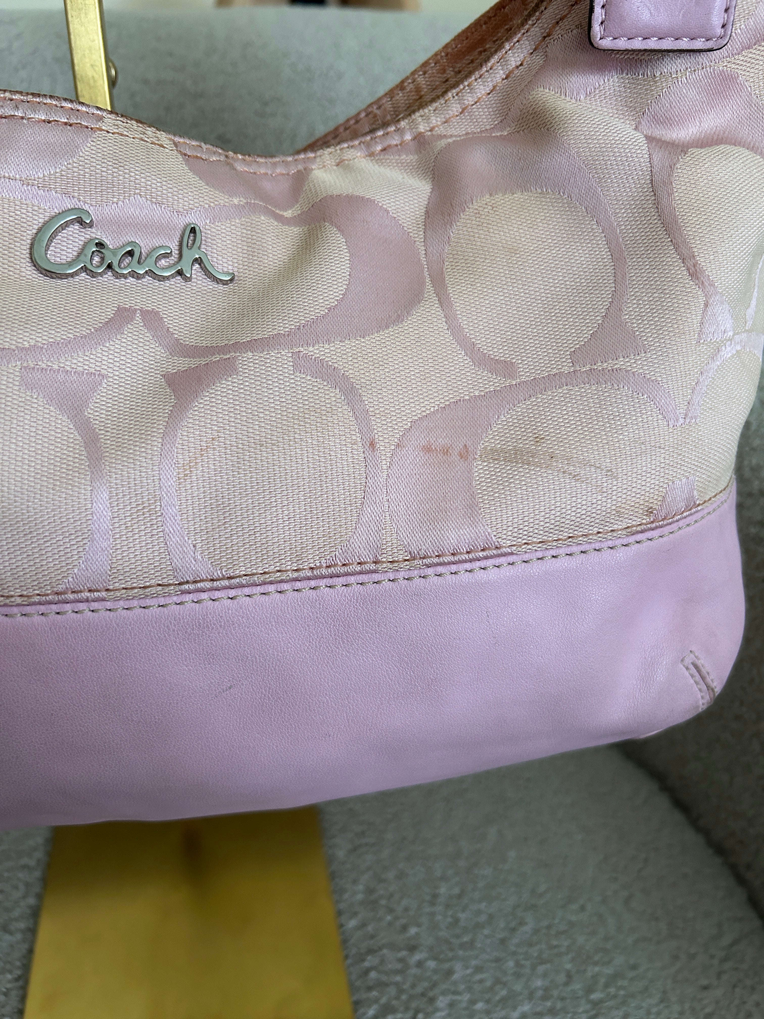 Vintage Coach pink shoulder bag