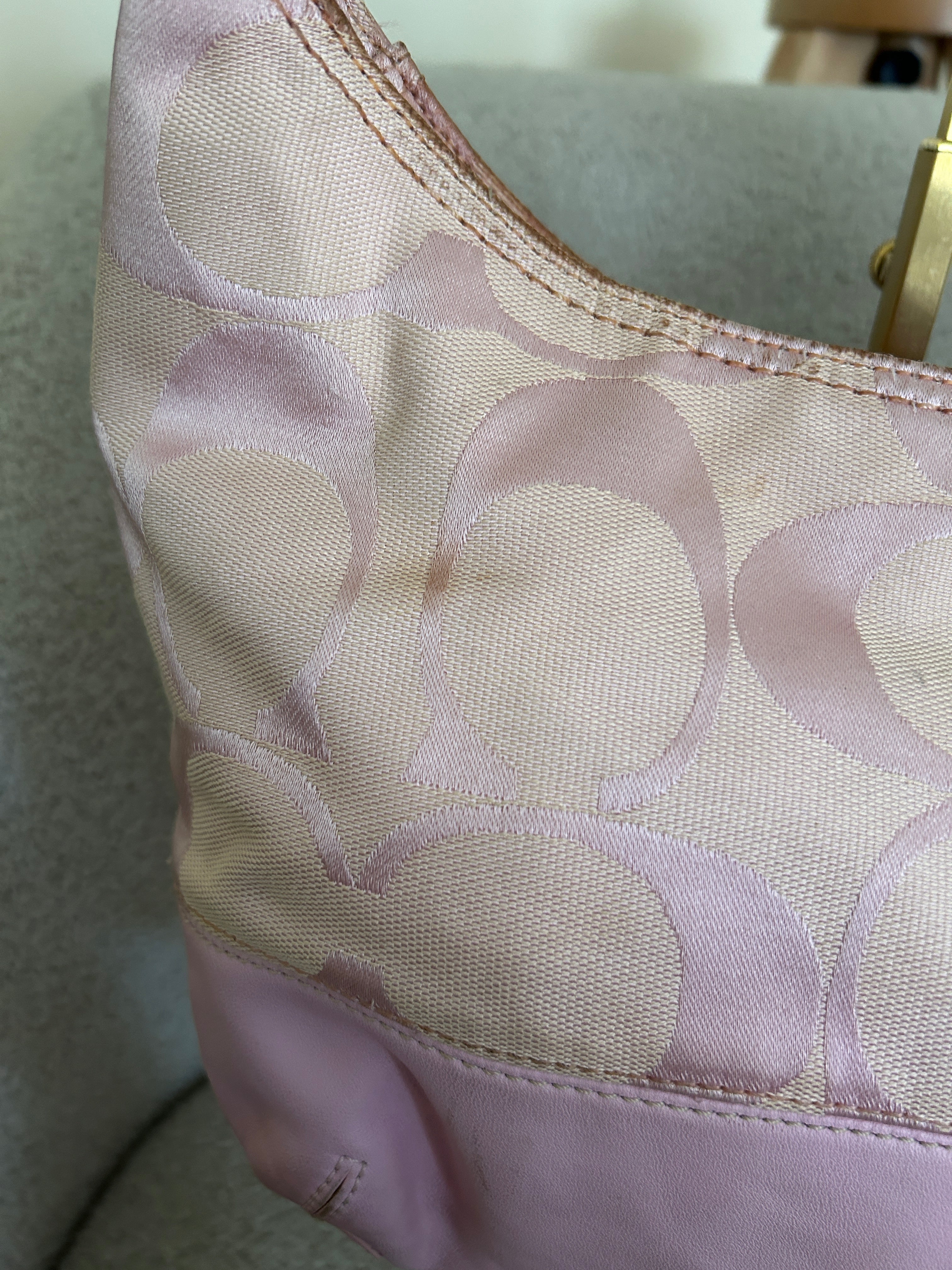 Vintage Coach pink shoulder bag