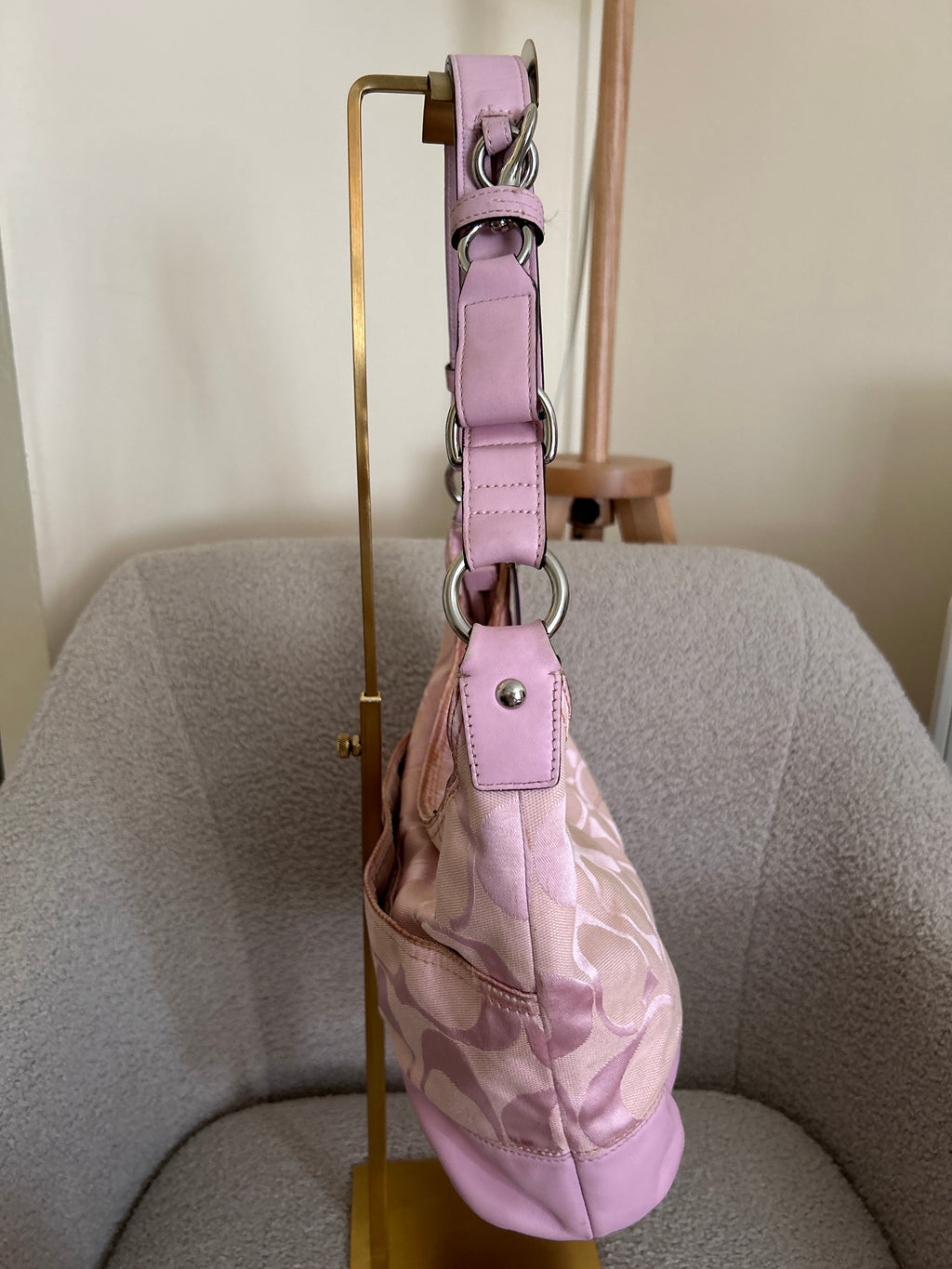 Vintage Coach pink shoulder bag