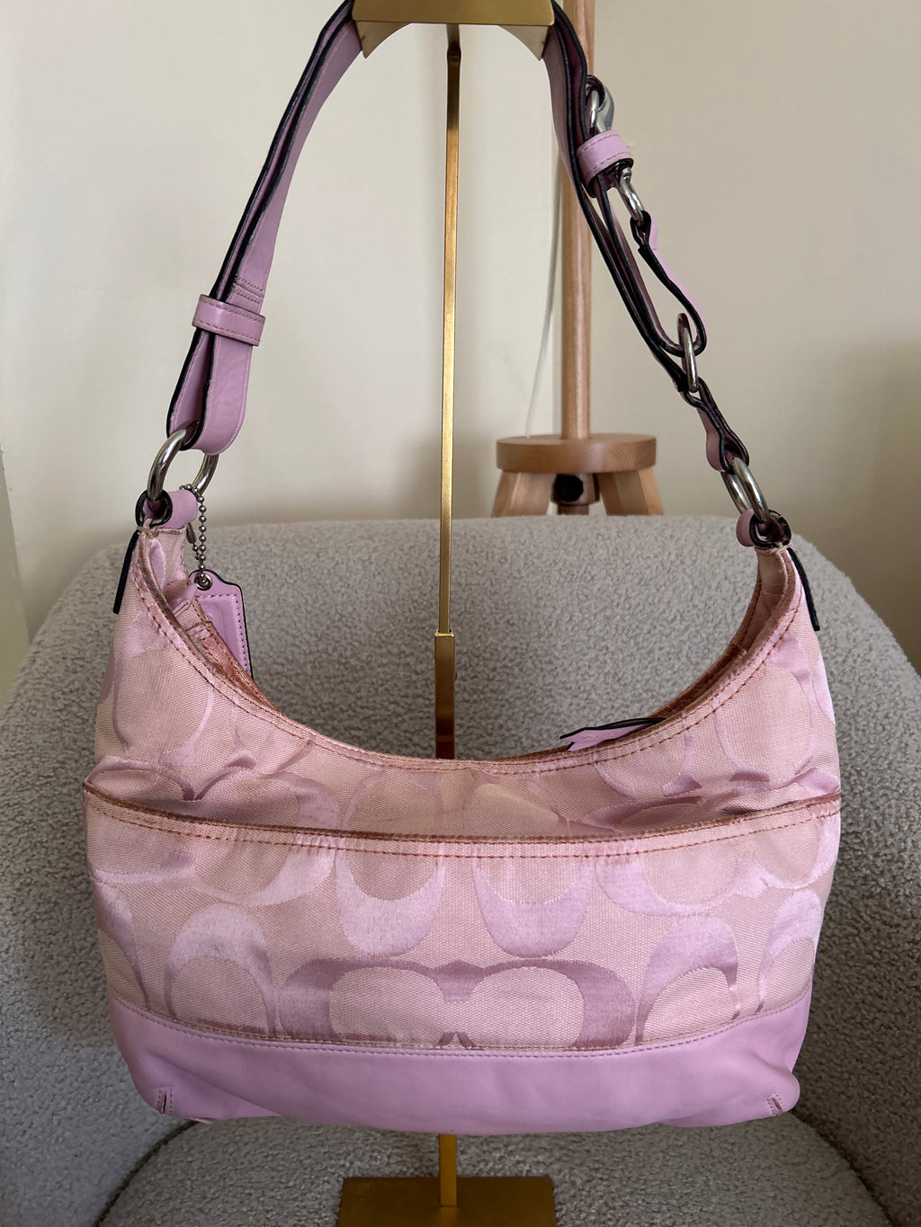 Vintage Coach pink shoulder bag