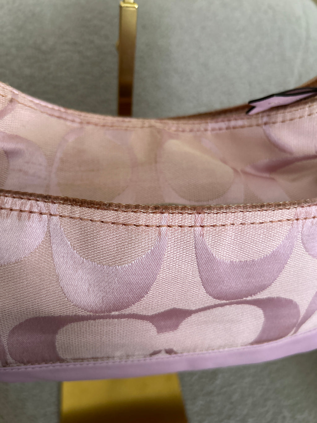 Vintage Coach pink shoulder bag