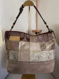 Vintage Coach patchwork shoulder bag