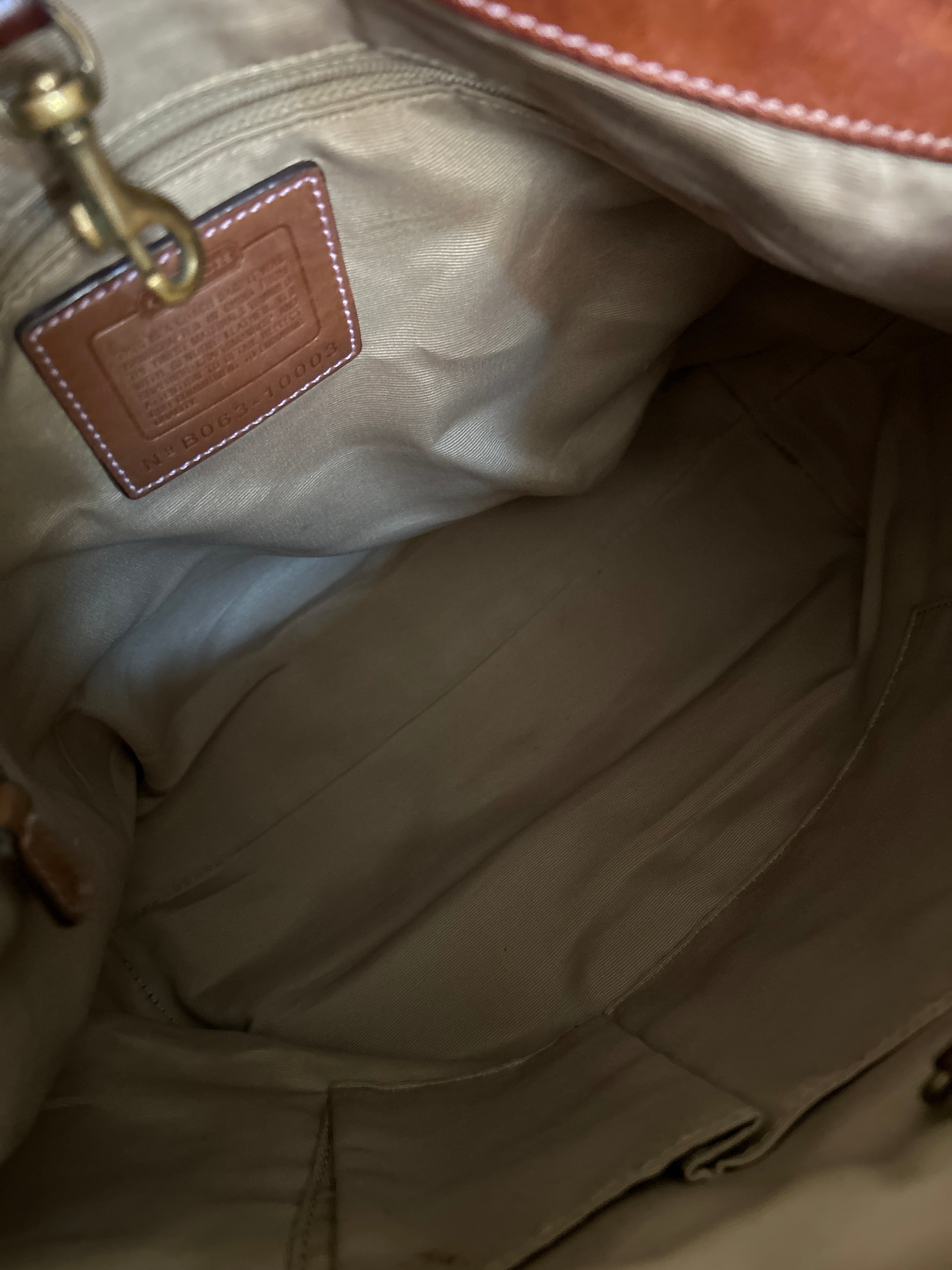 Vintage Coach patchwork shoulder bag