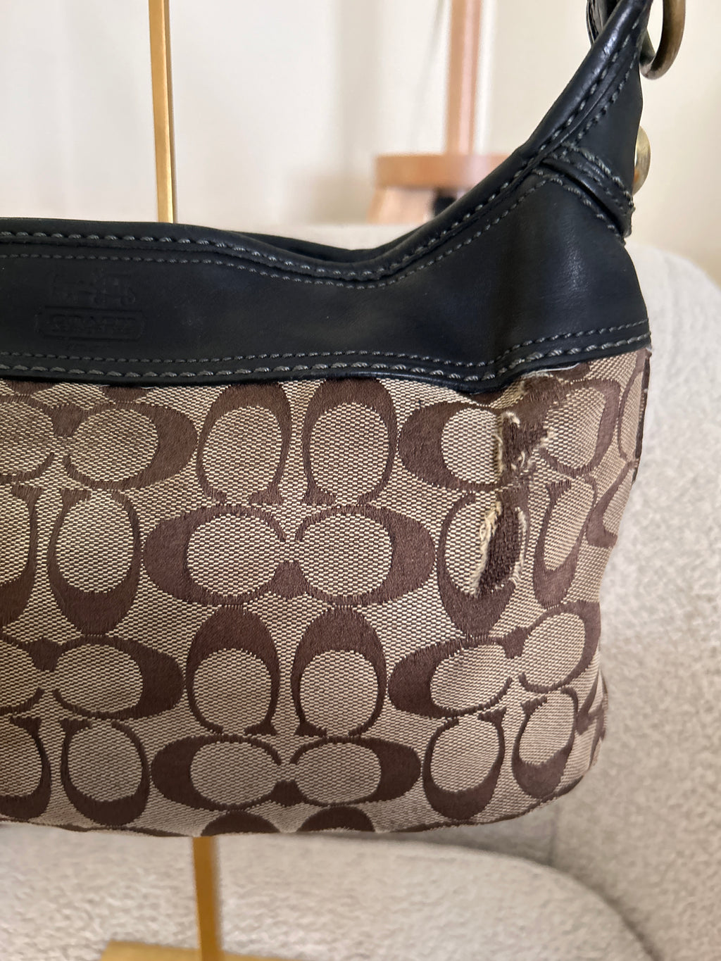 Vintage Coach Bleecker shoulder bag