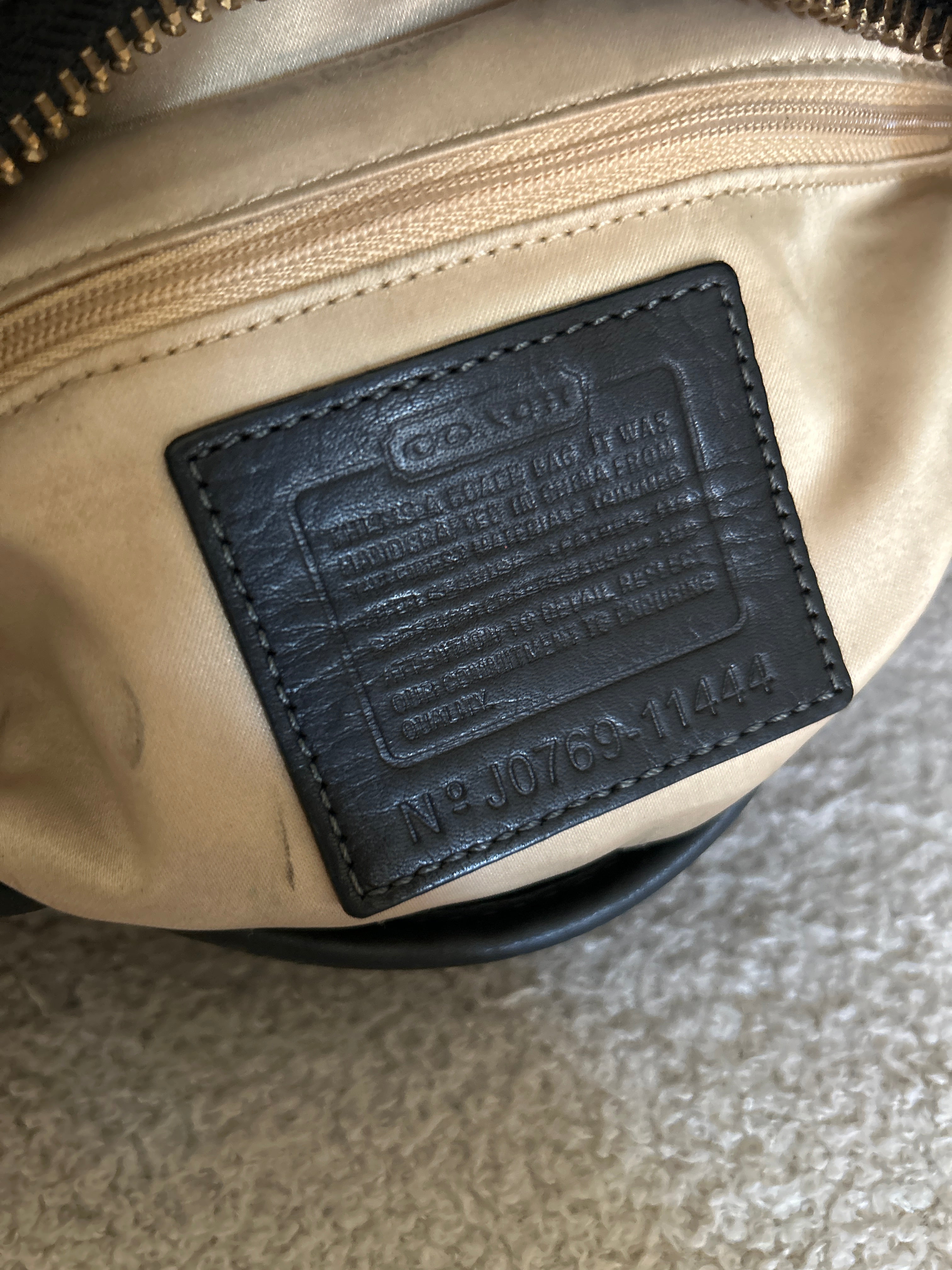 Vintage Coach Bleecker shoulder bag
