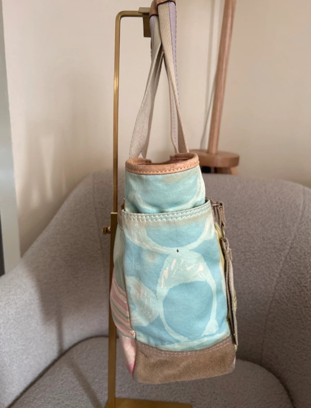 Vintage Coach 378 patchwork shoulder bag