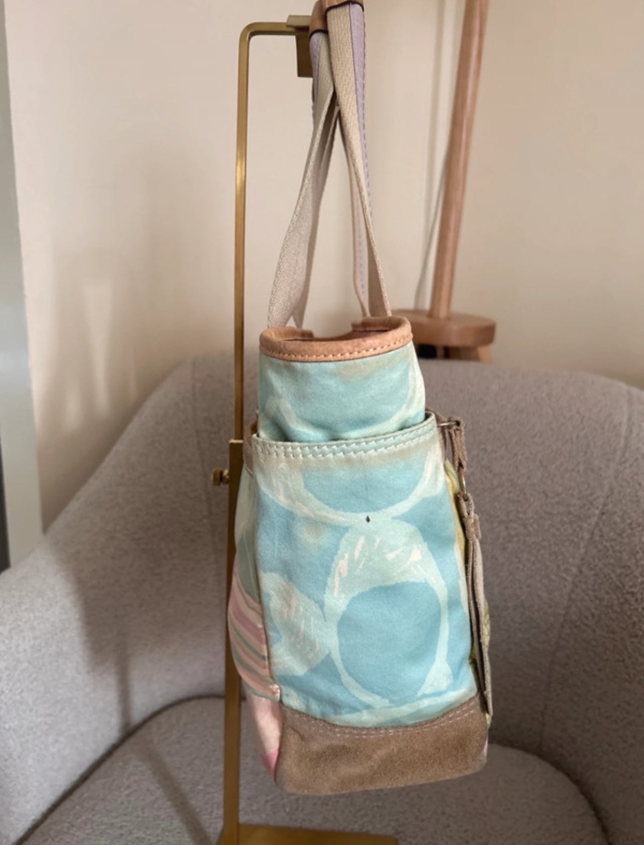 Vintage Coach 378 patchwork shoulder bag