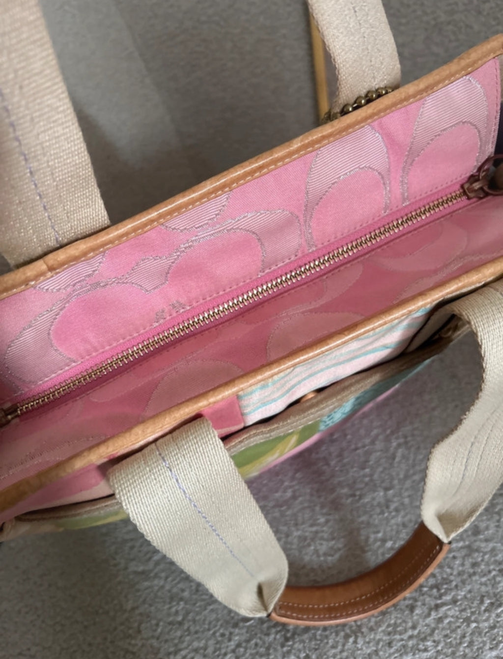 Vintage Coach 378 patchwork shoulder bag