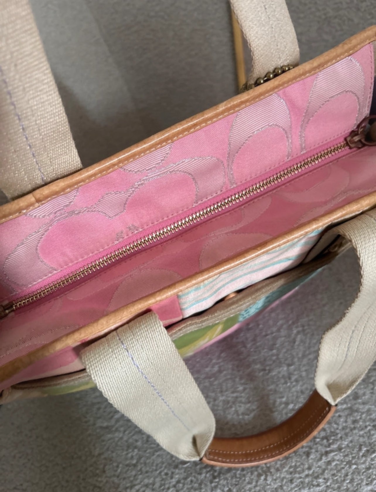 Vintage Coach 378 patchwork shoulder bag