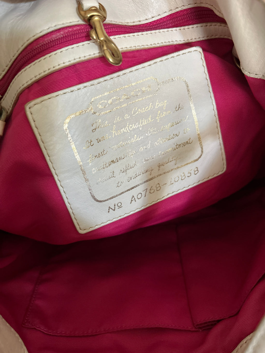 Vintage Coach Legacy multicolour stripe shoulder bag