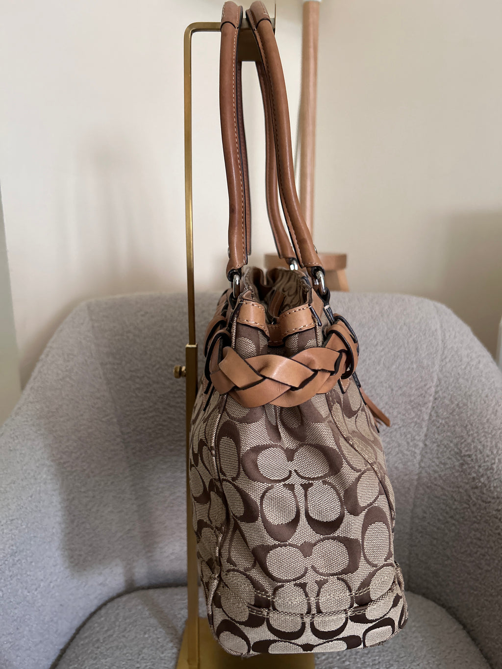 Vintage Coach Hampton shoulder bag