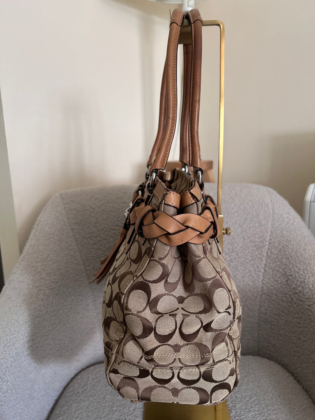 Vintage Coach Hampton shoulder bag